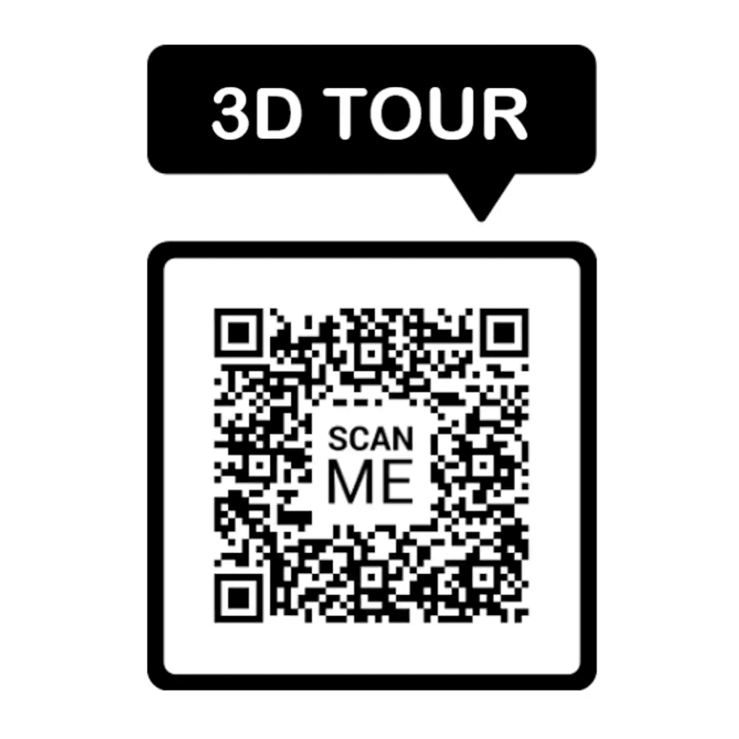 Take a 3D tour of the entire home by scanning this QR code!