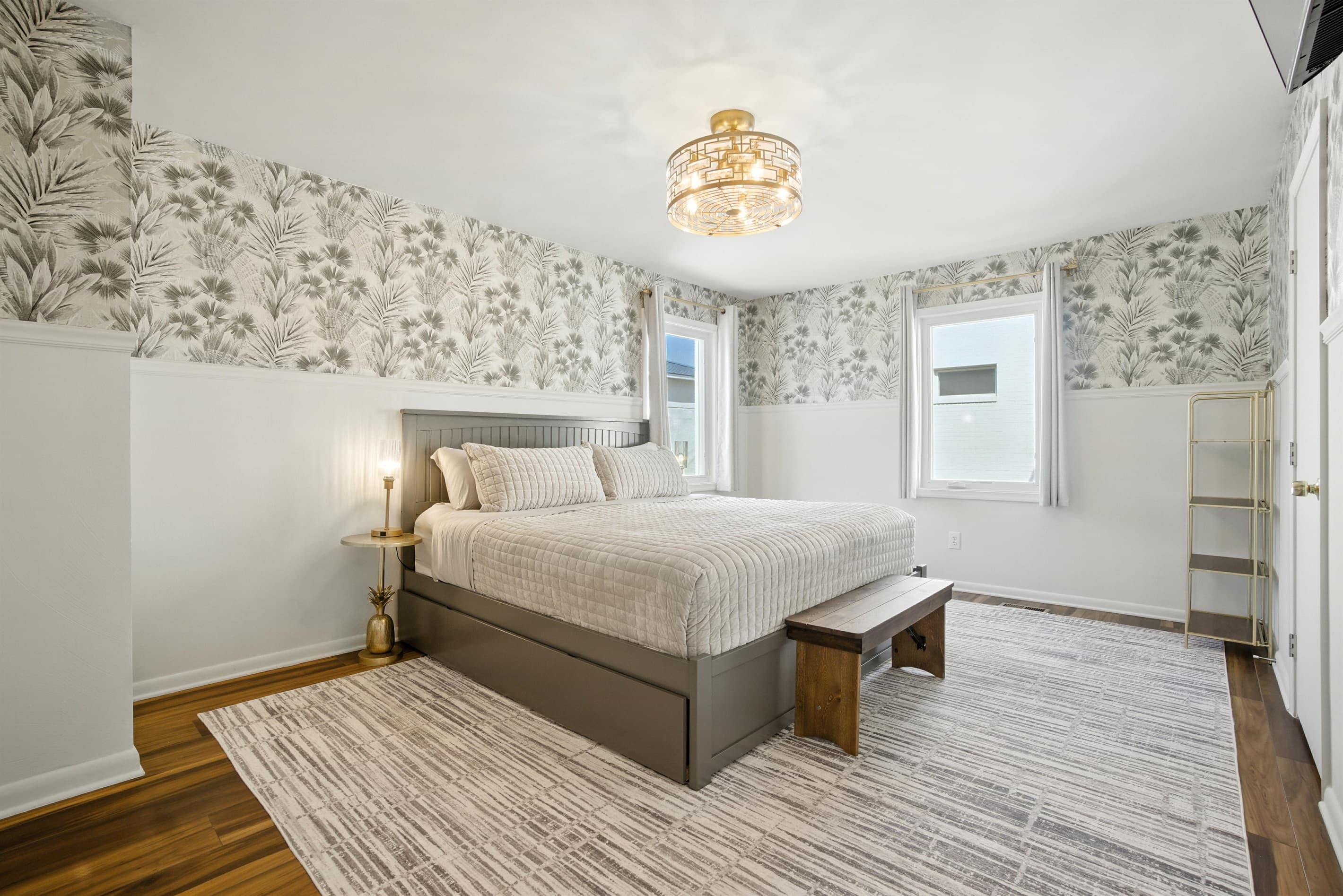 Bedroom #4 is in Unit B upstairs (no ocean view)