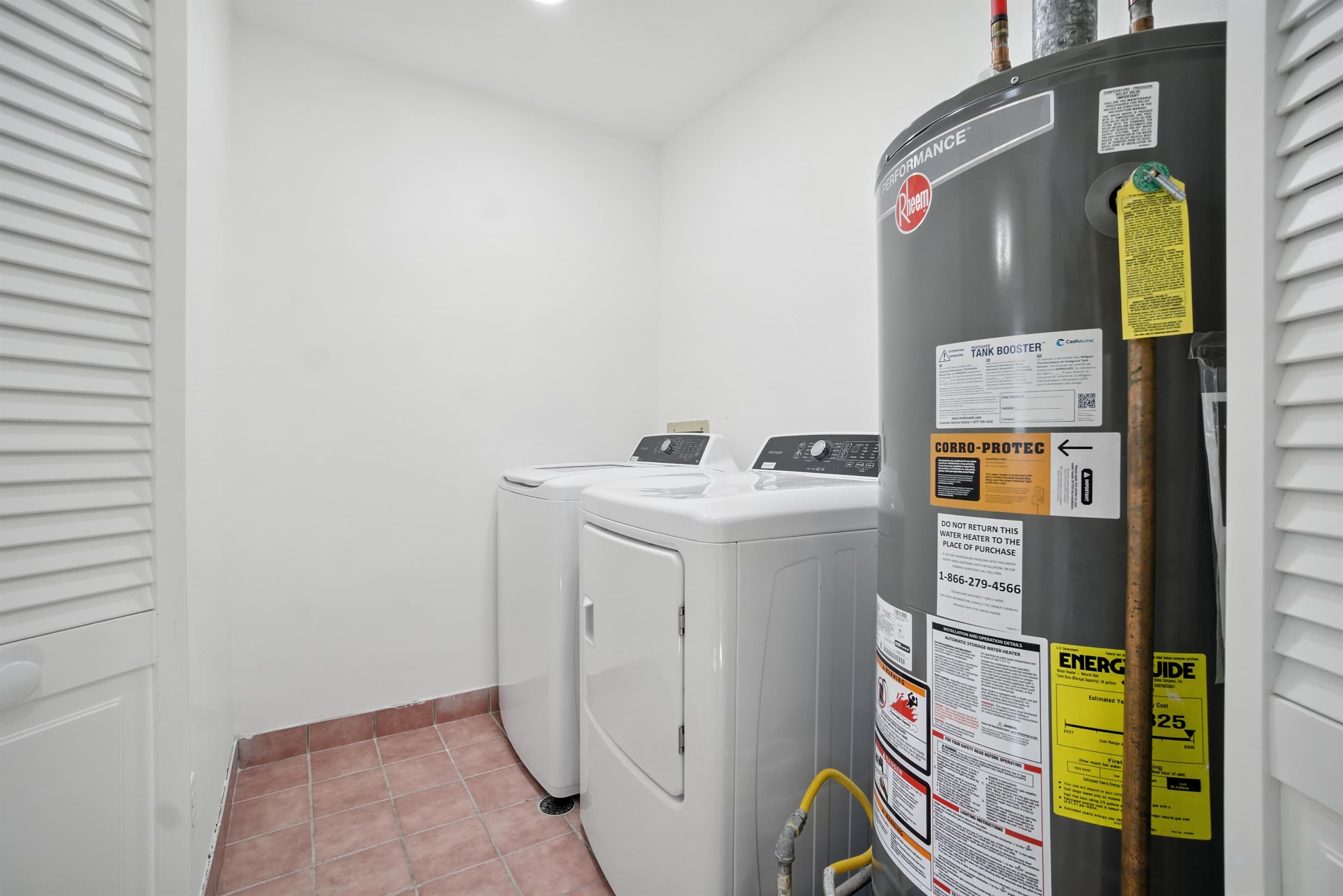 Laundry Room on the second floor of Unit A