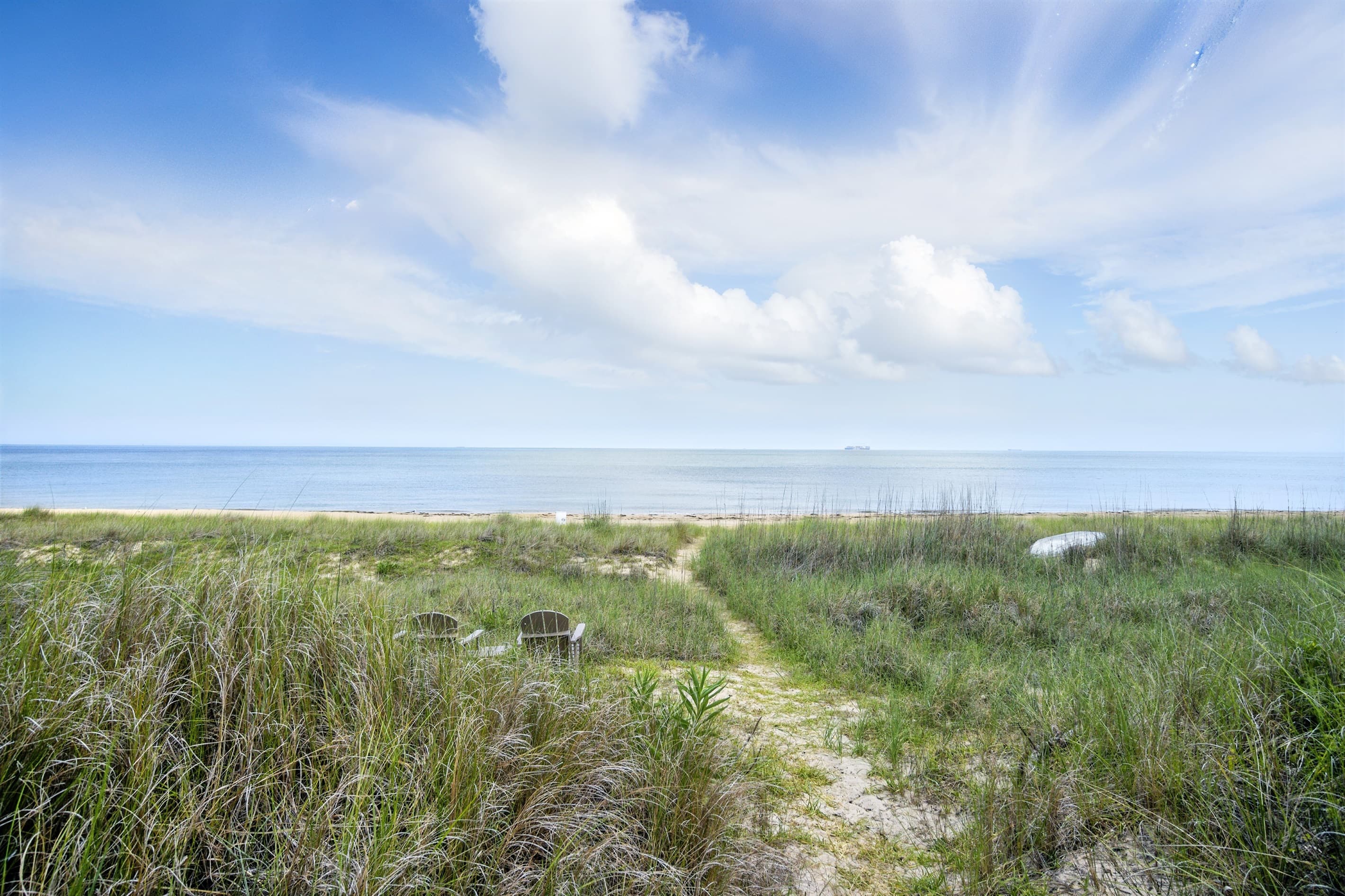 View of the Beach from atop the Dune