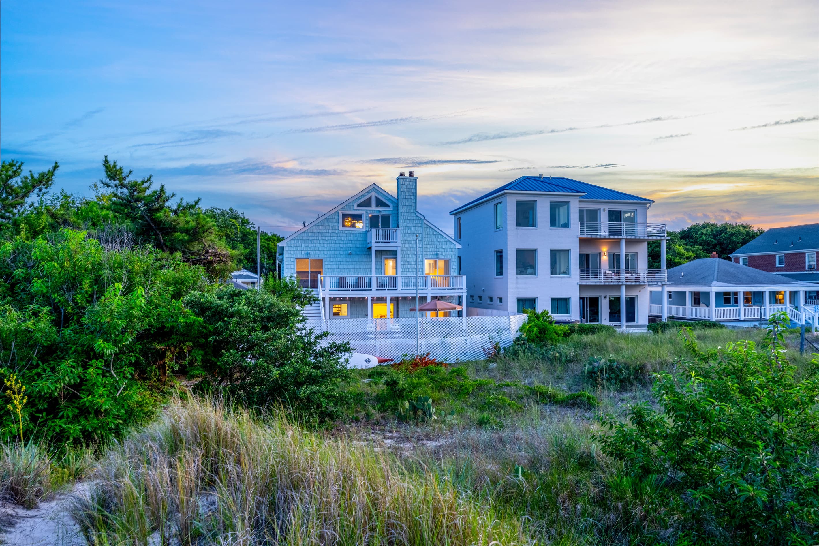 Watch the sunset from any deck, on any level of the house