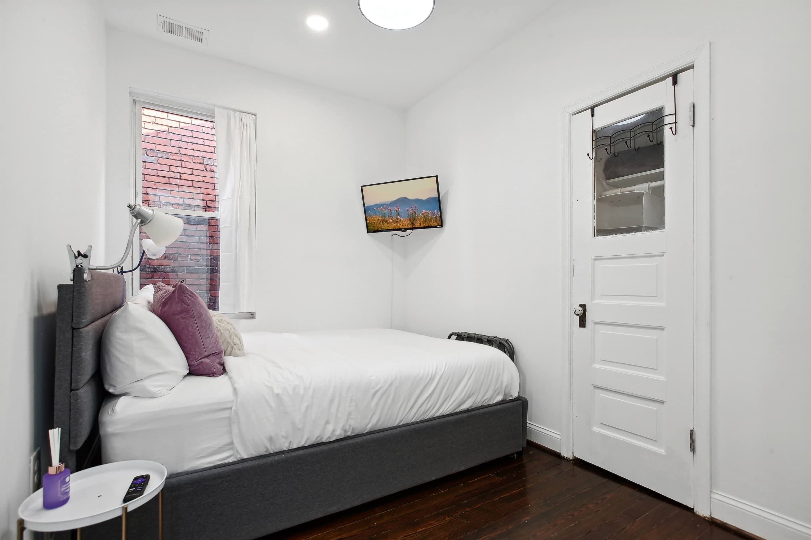 Bedroom #3 upstairs has a queen bed with a twin trundle underneath