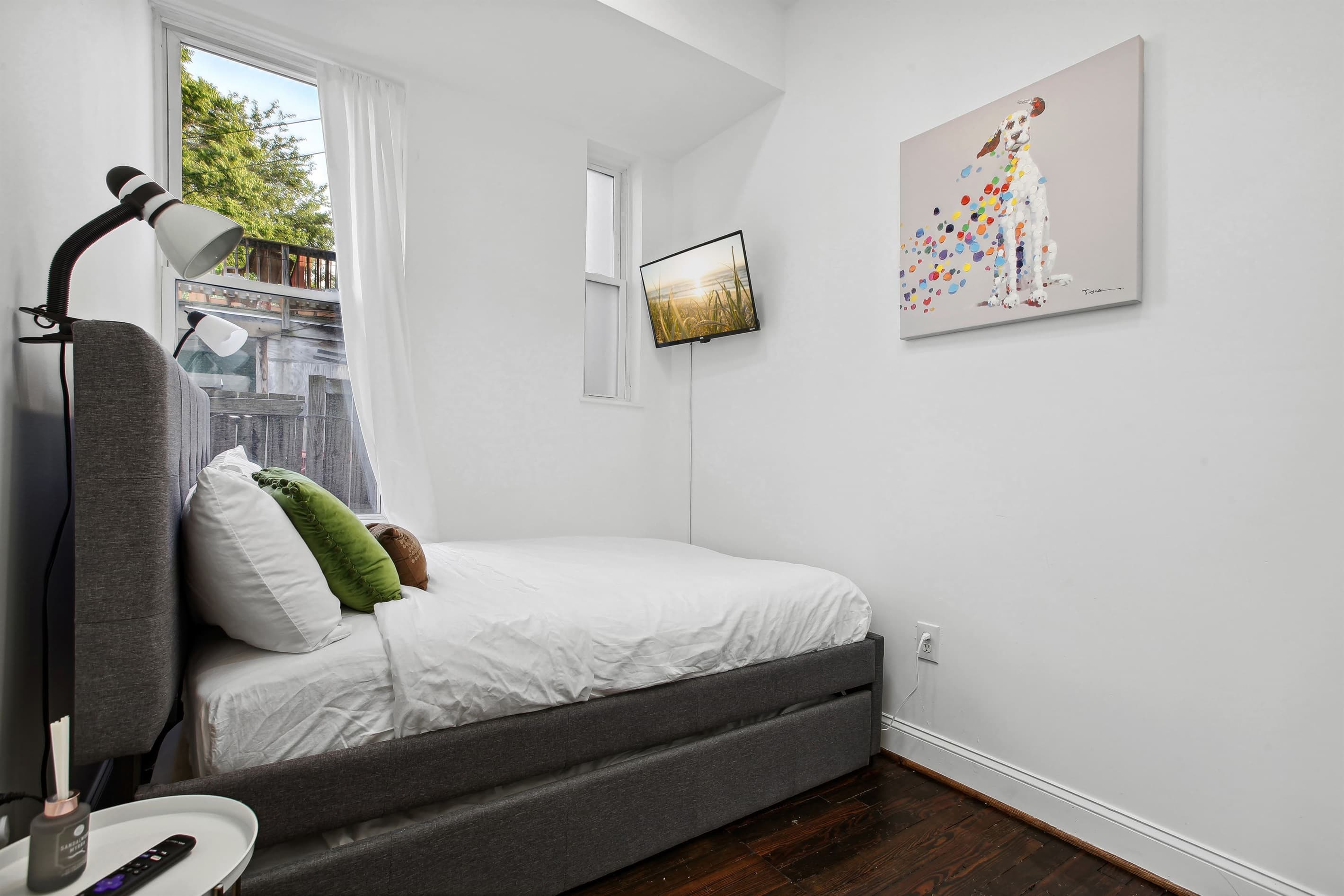 Bedroom #6 on the main level has a full bed with a twin trundle underneath