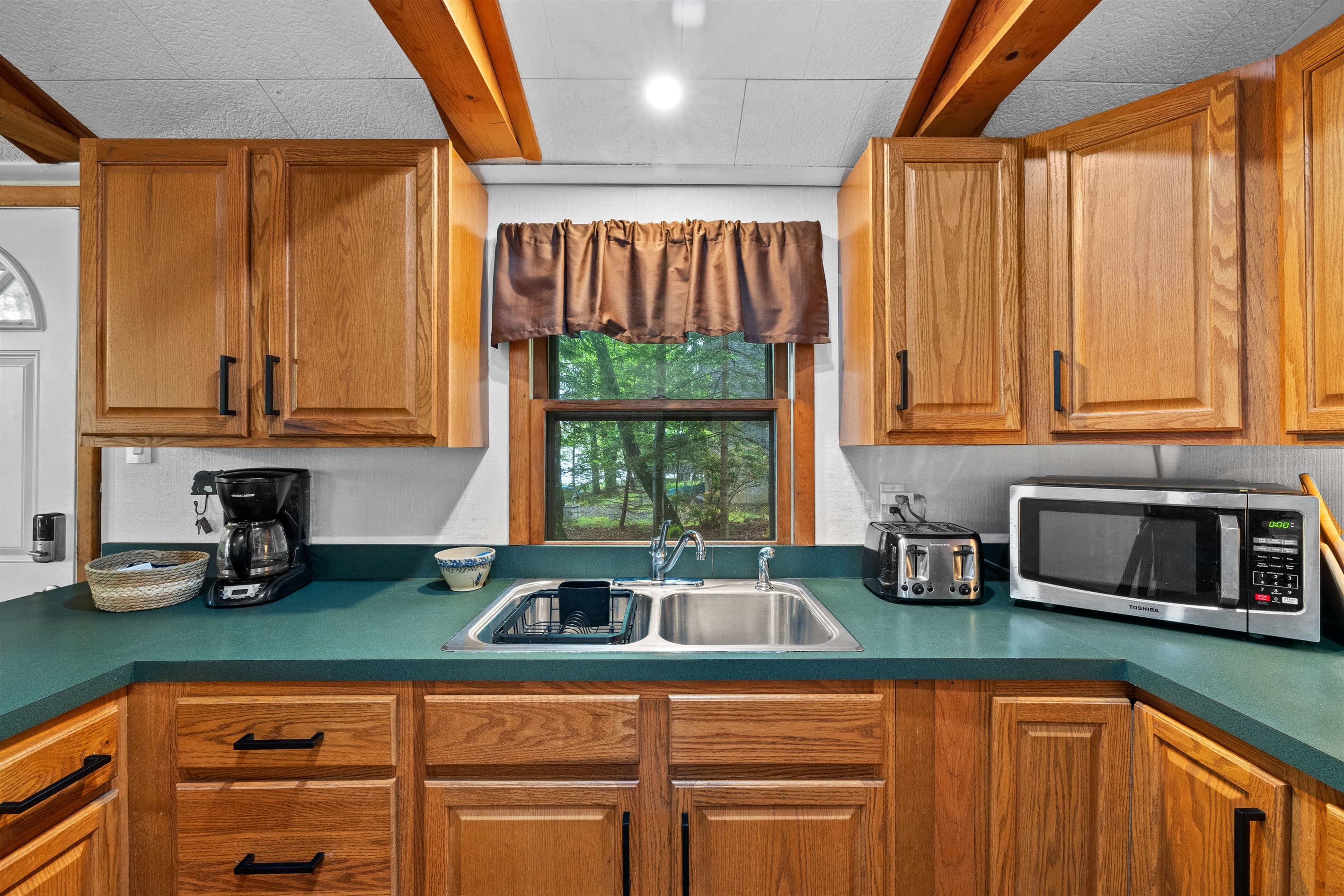 Fully stocked kitchen