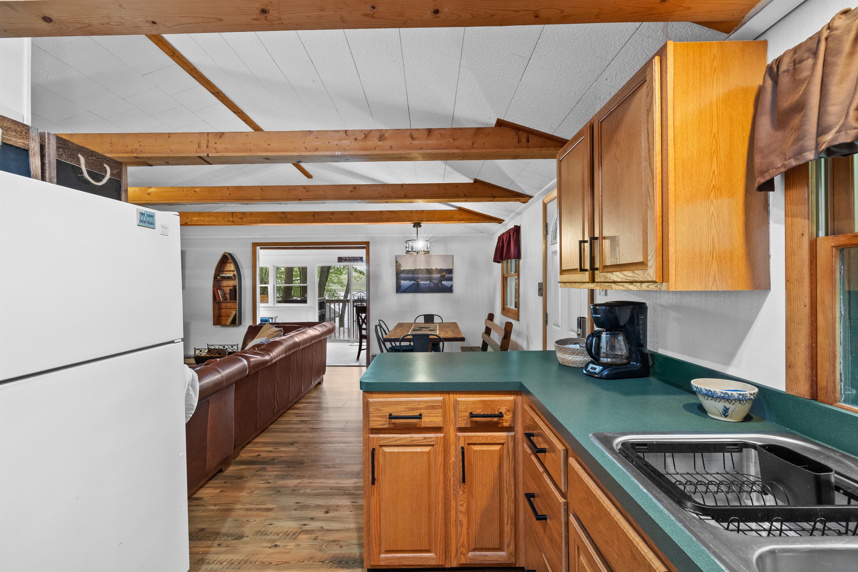 Fully stocked kitchen
