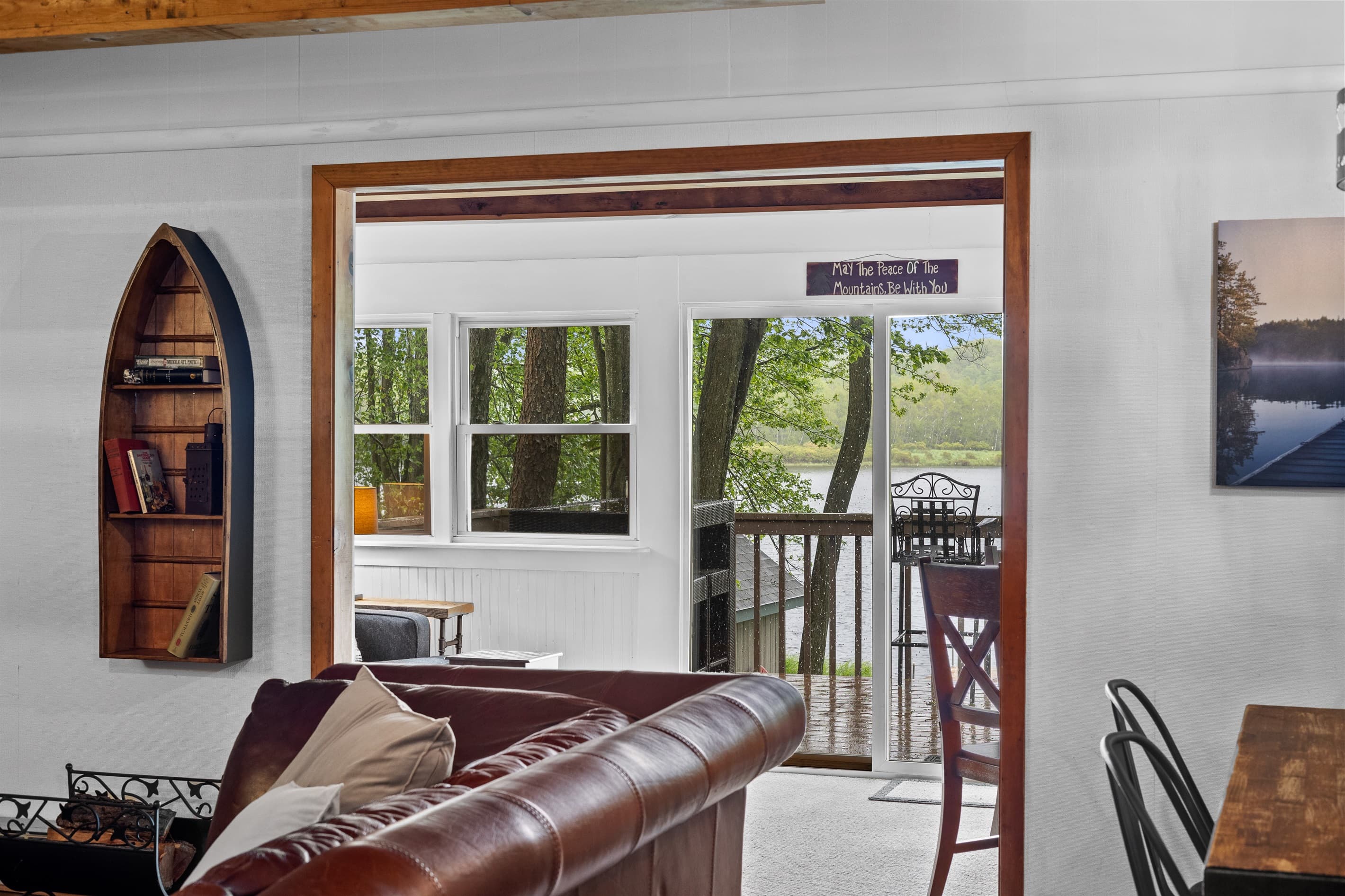 Living room and sunroom