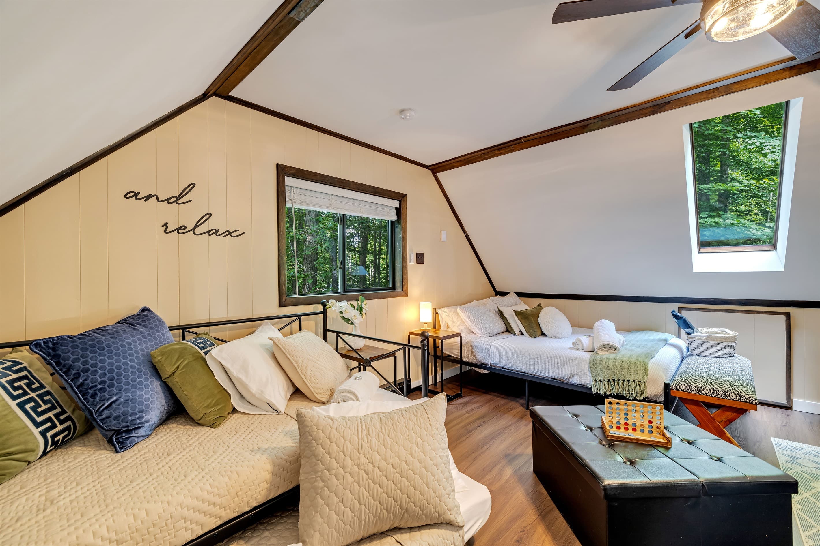Loft with 3 sleeping spaces
