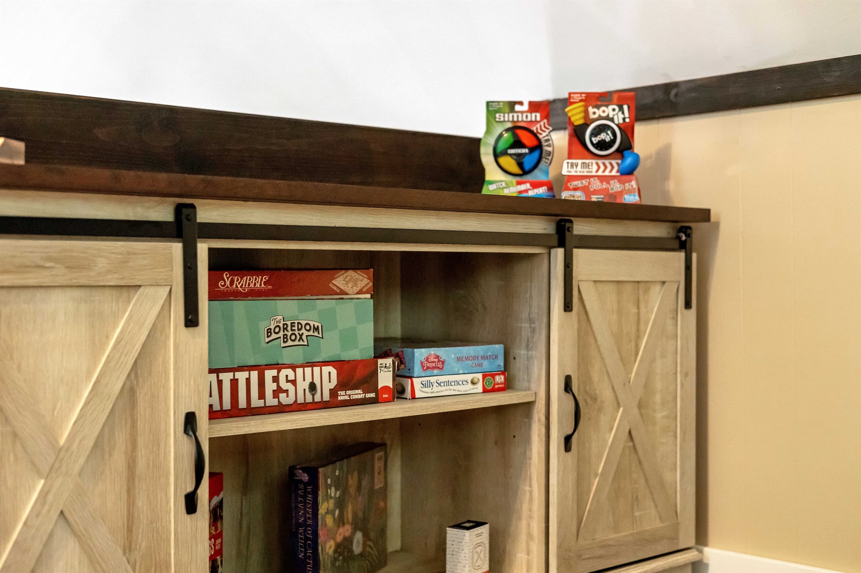 Board games in the loft