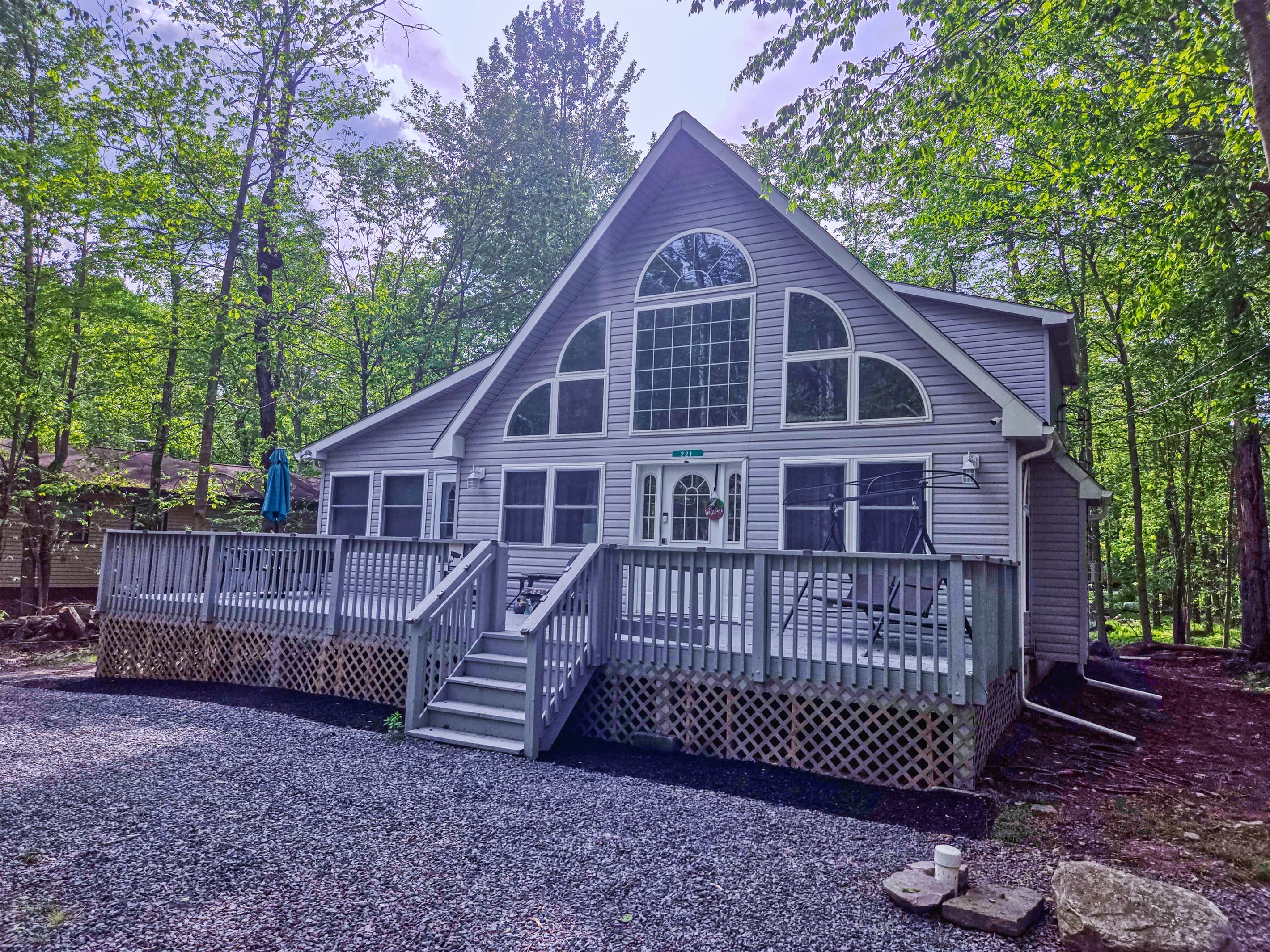 Pocono Lake rental - View from outside