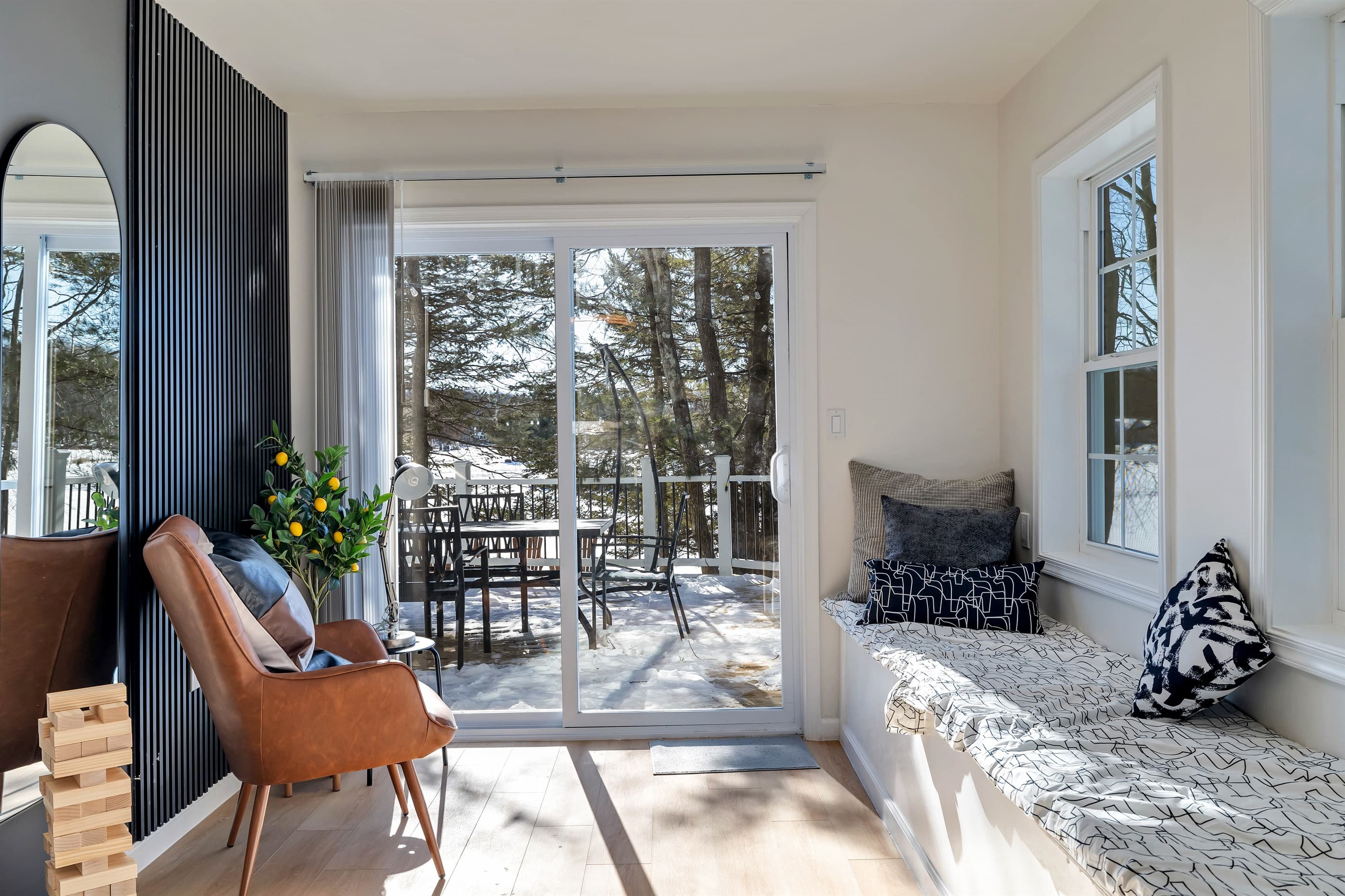 Sunroom area