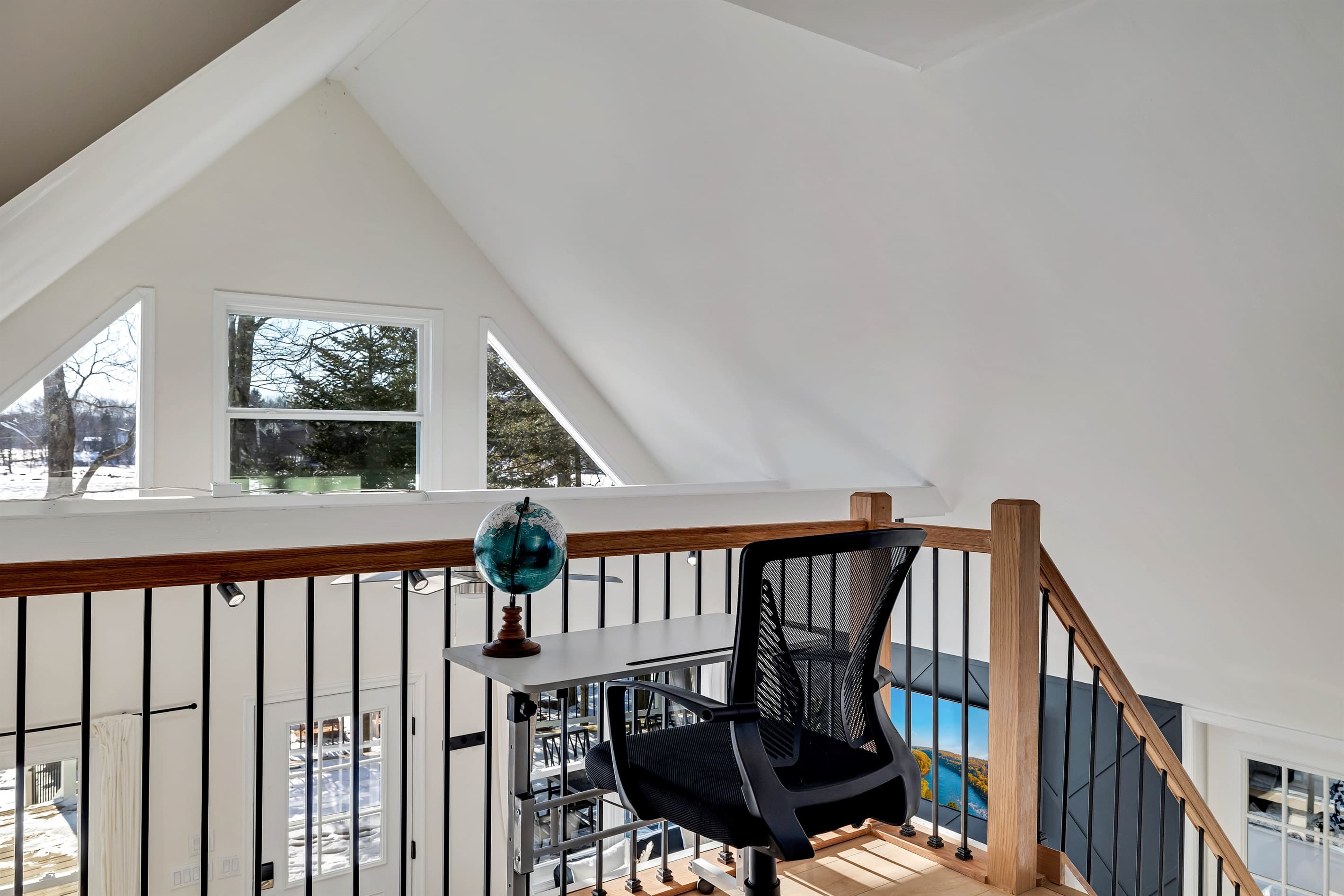 Workspace in the loft