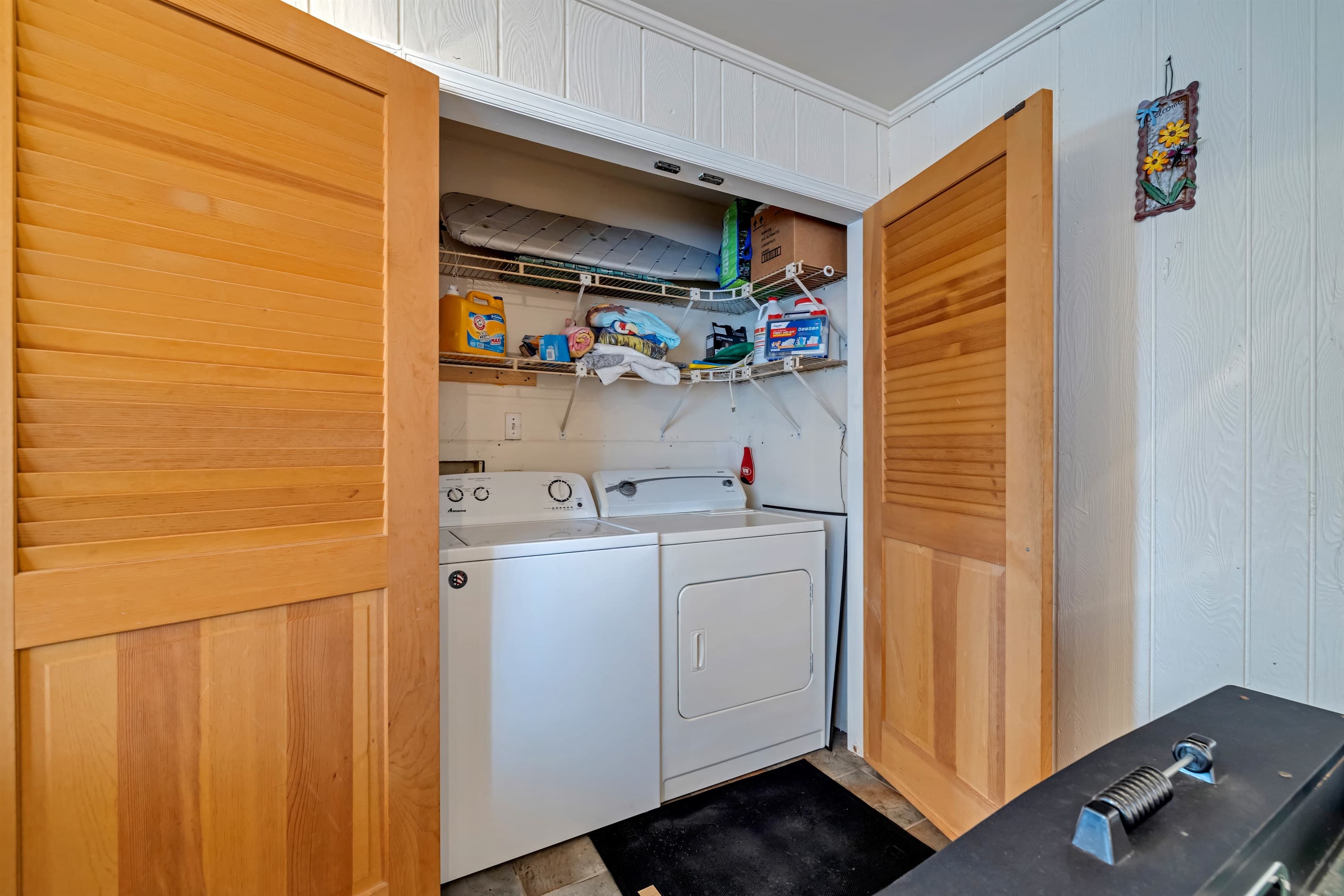 Laundry area with washer and dryer