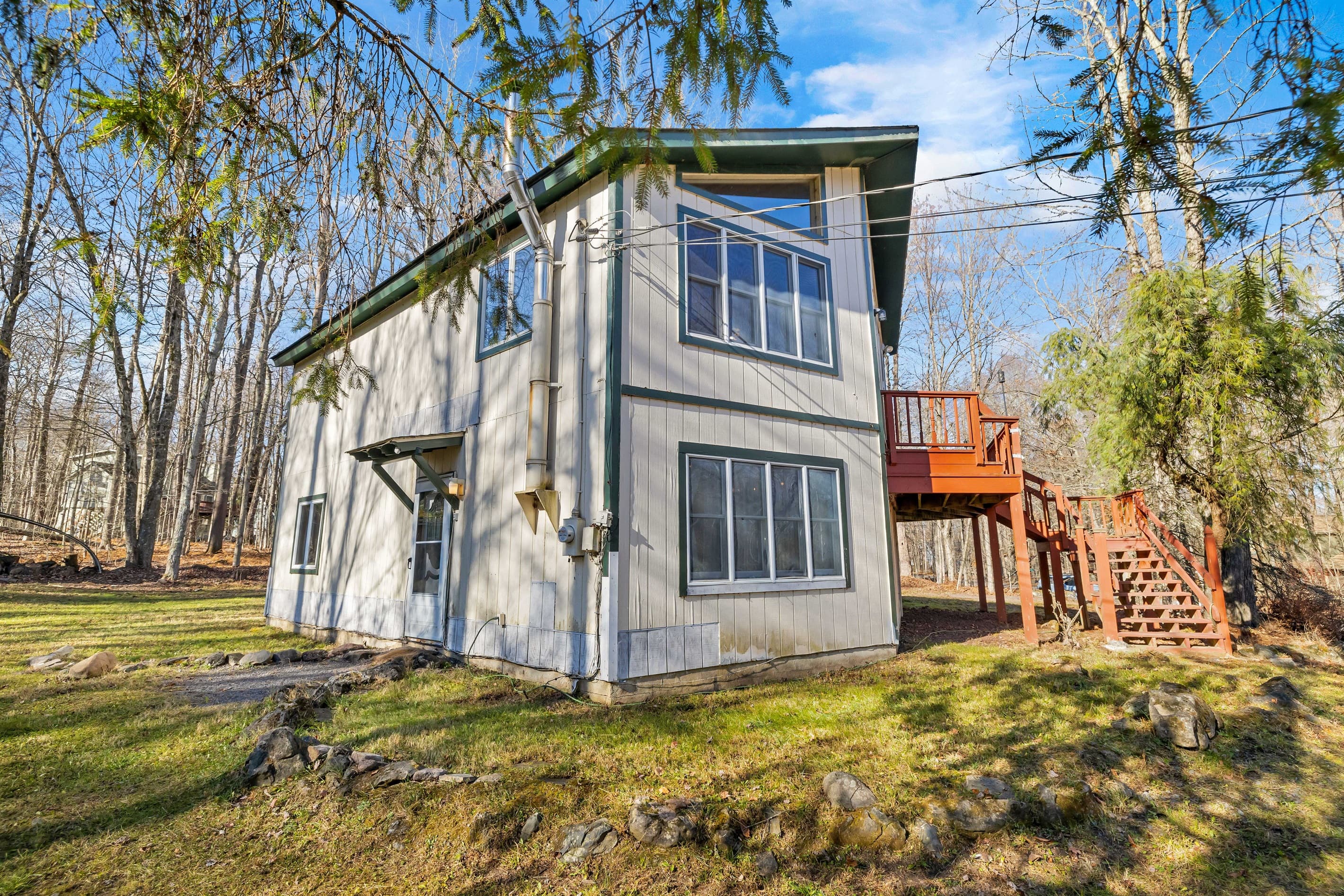 Exterior view of the home
