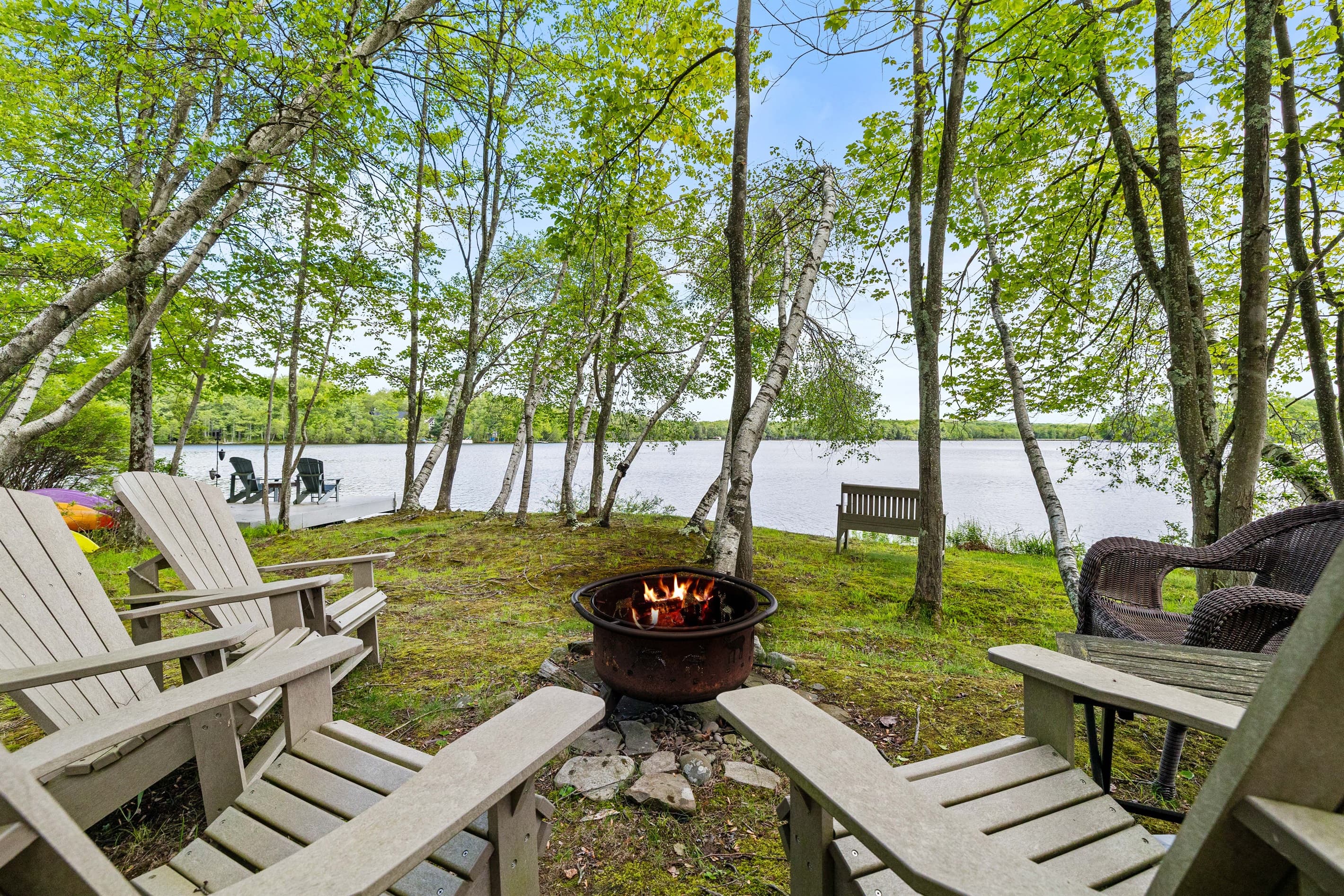 Firepit with seating