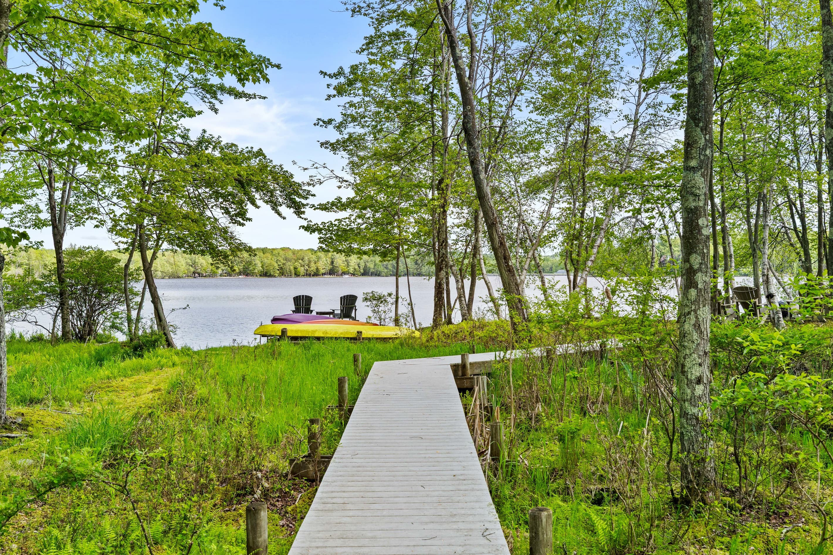 Path to dock and firepit