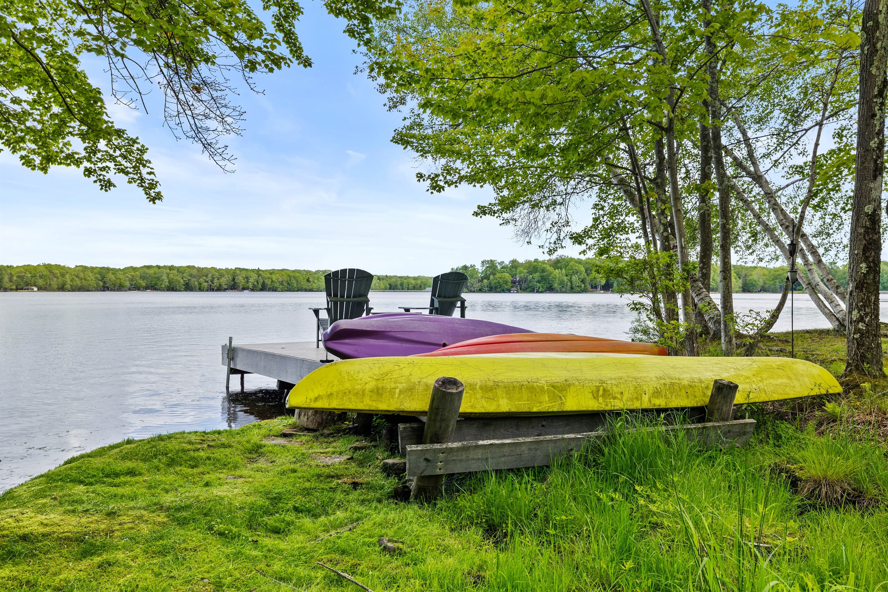 Kayaks available for use