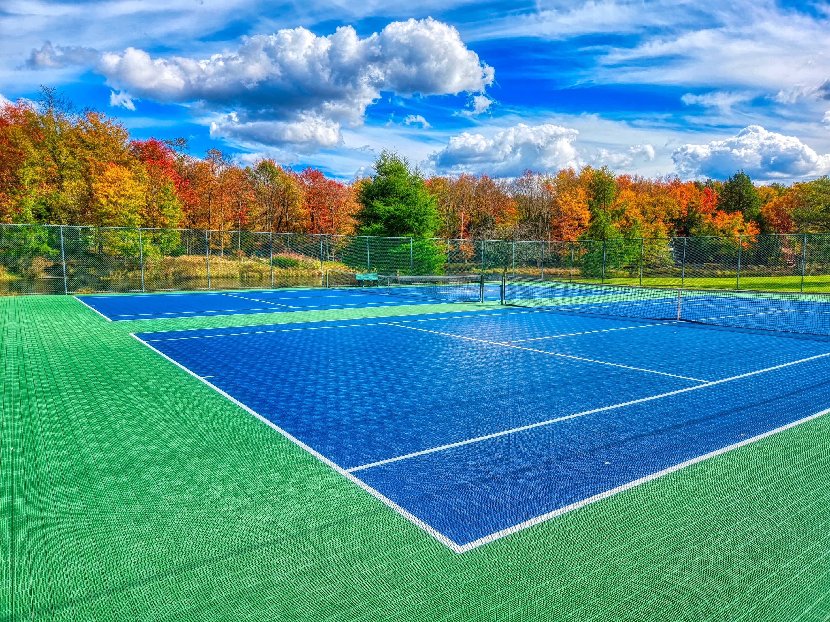 Community amenity - tennis courts