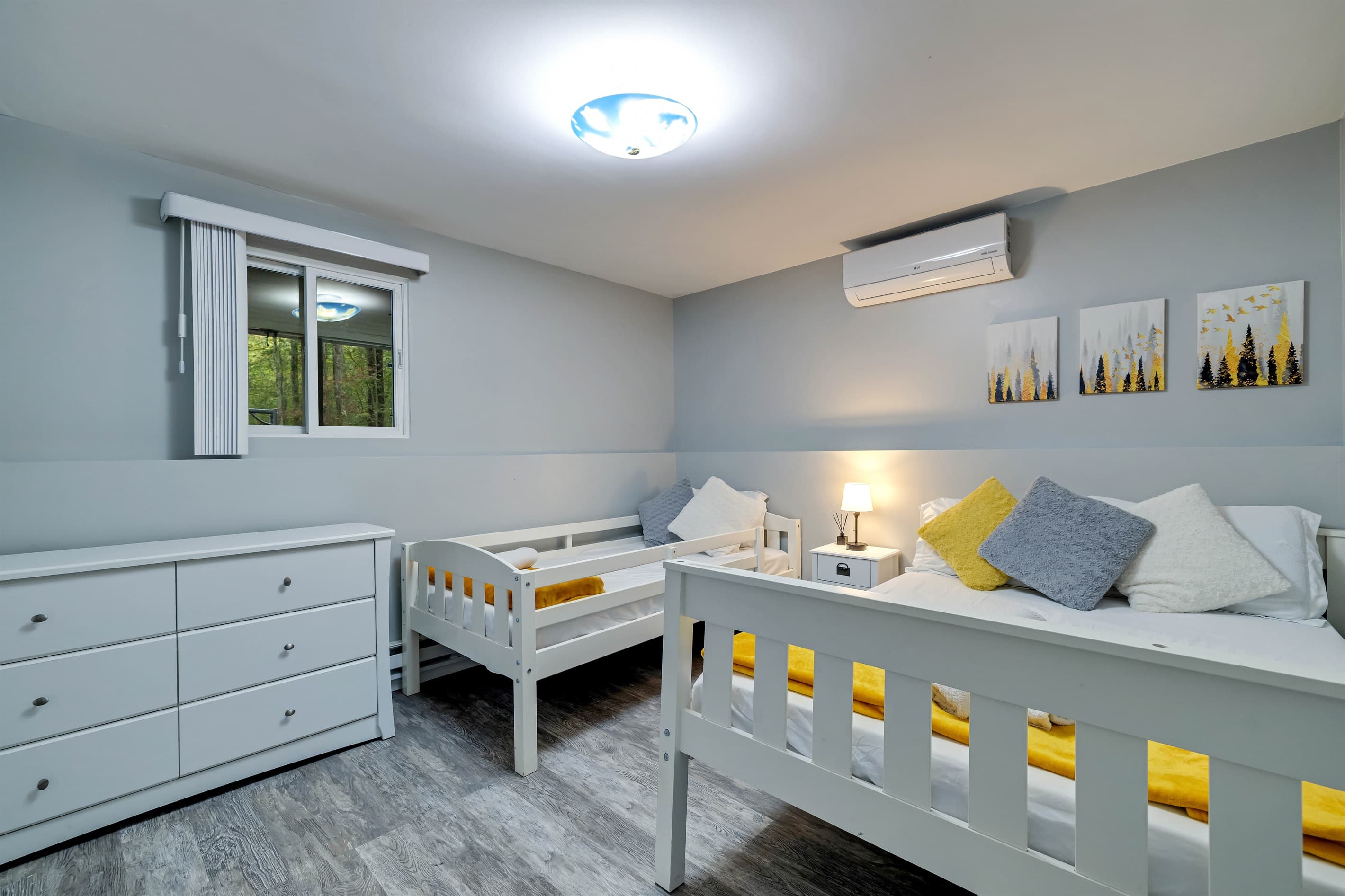 Each bedroom provides a cozy atmosphere with comfortable beds, ensuring a restful night's sleep