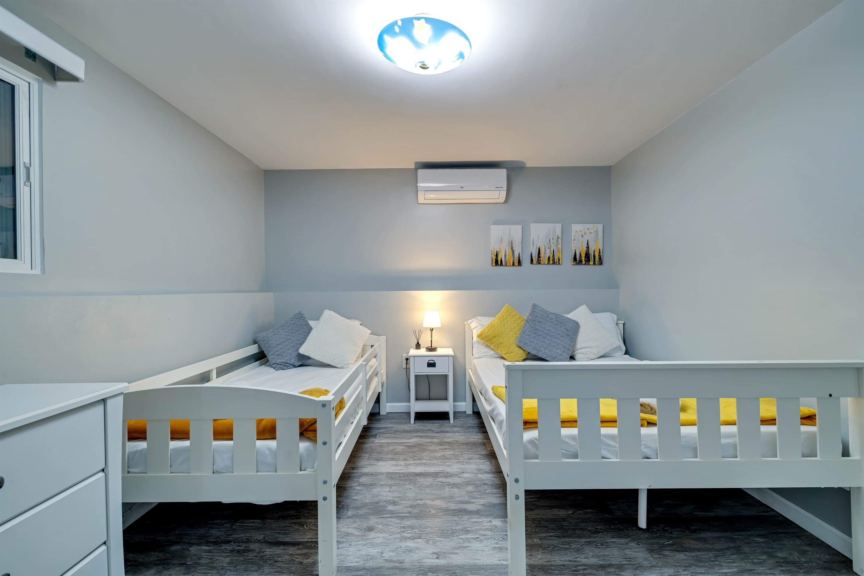 Each bedroom provides a cozy atmosphere with comfortable beds, ensuring a restful night's sleep