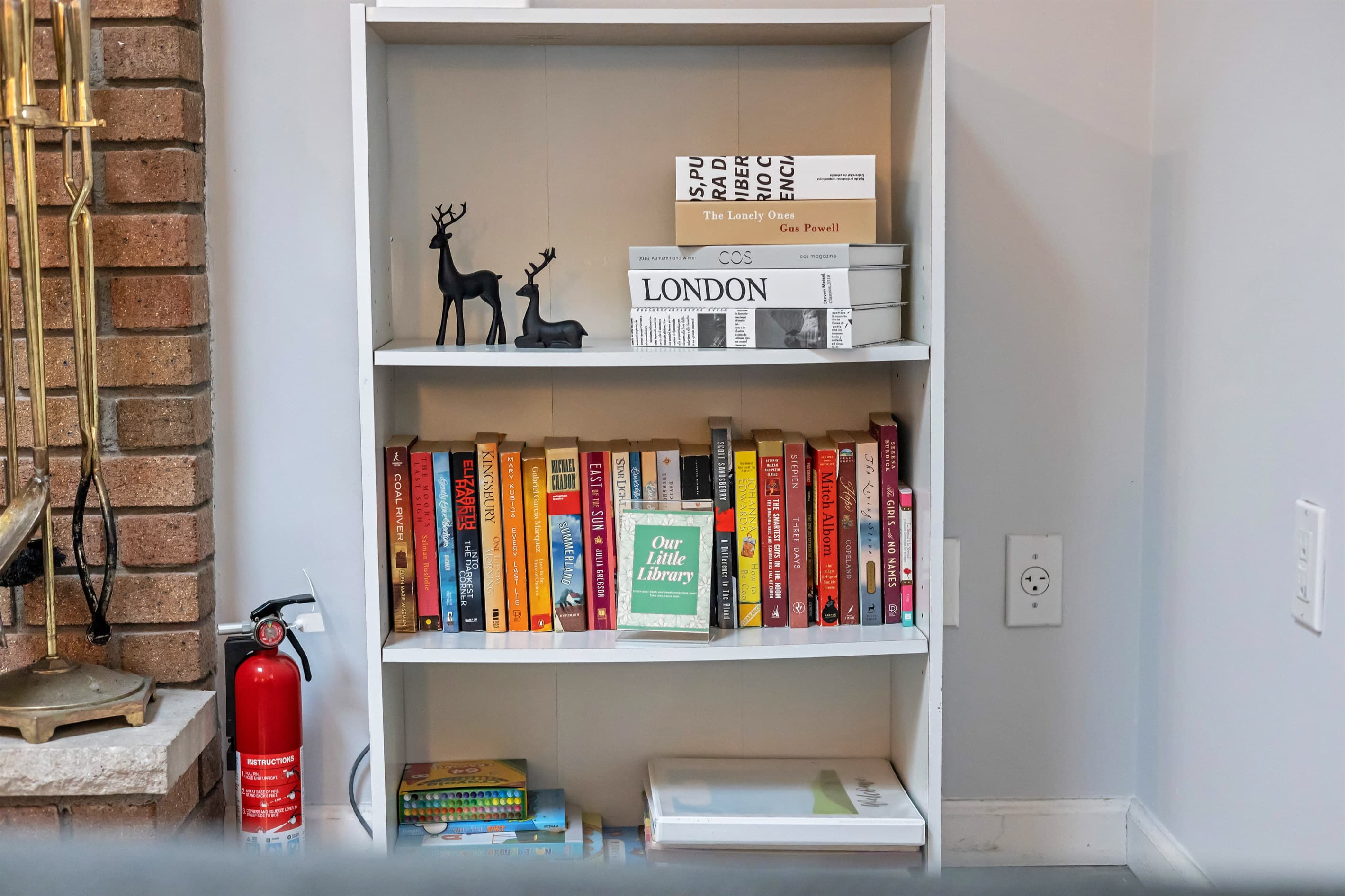 Cozy up with a selection of books available for reading
