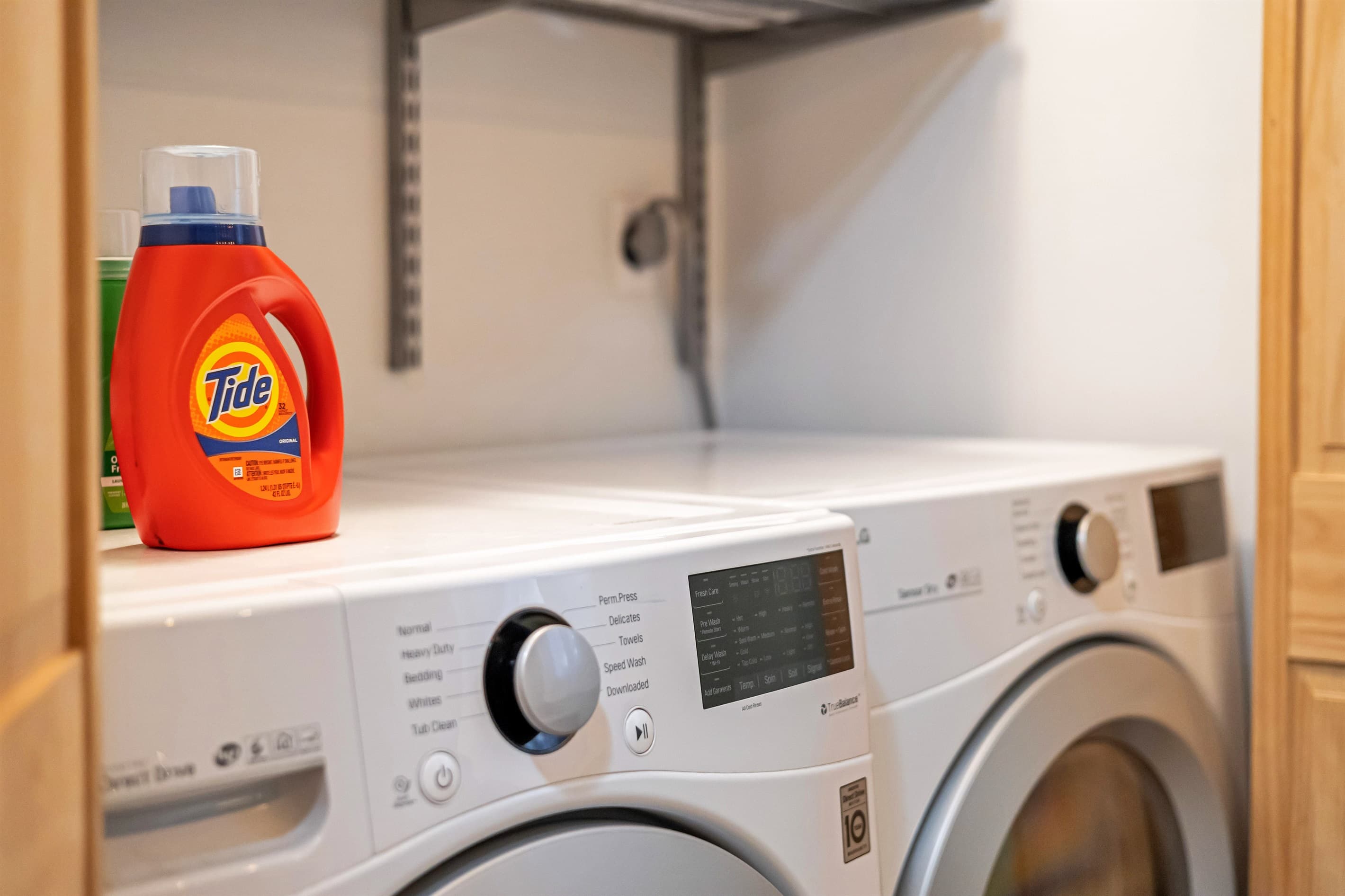 Convenient laundry area