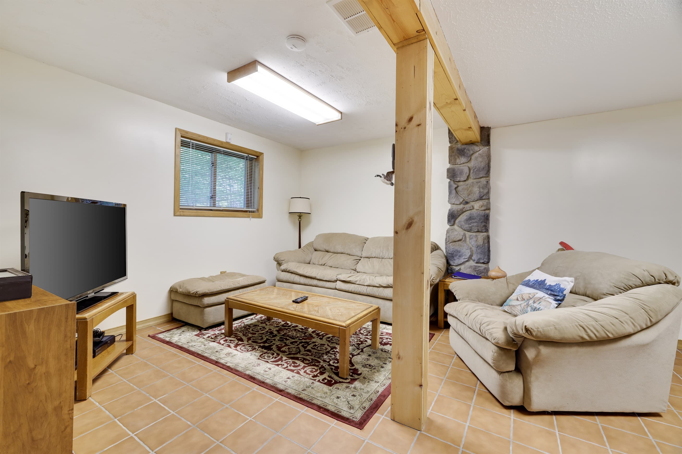 Lower level family room