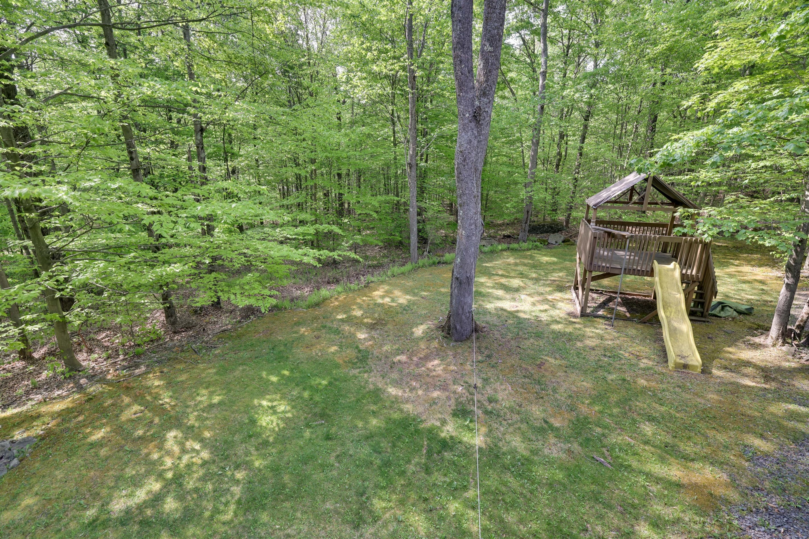 Backyard with playground - Serhii Vacation Rentals
