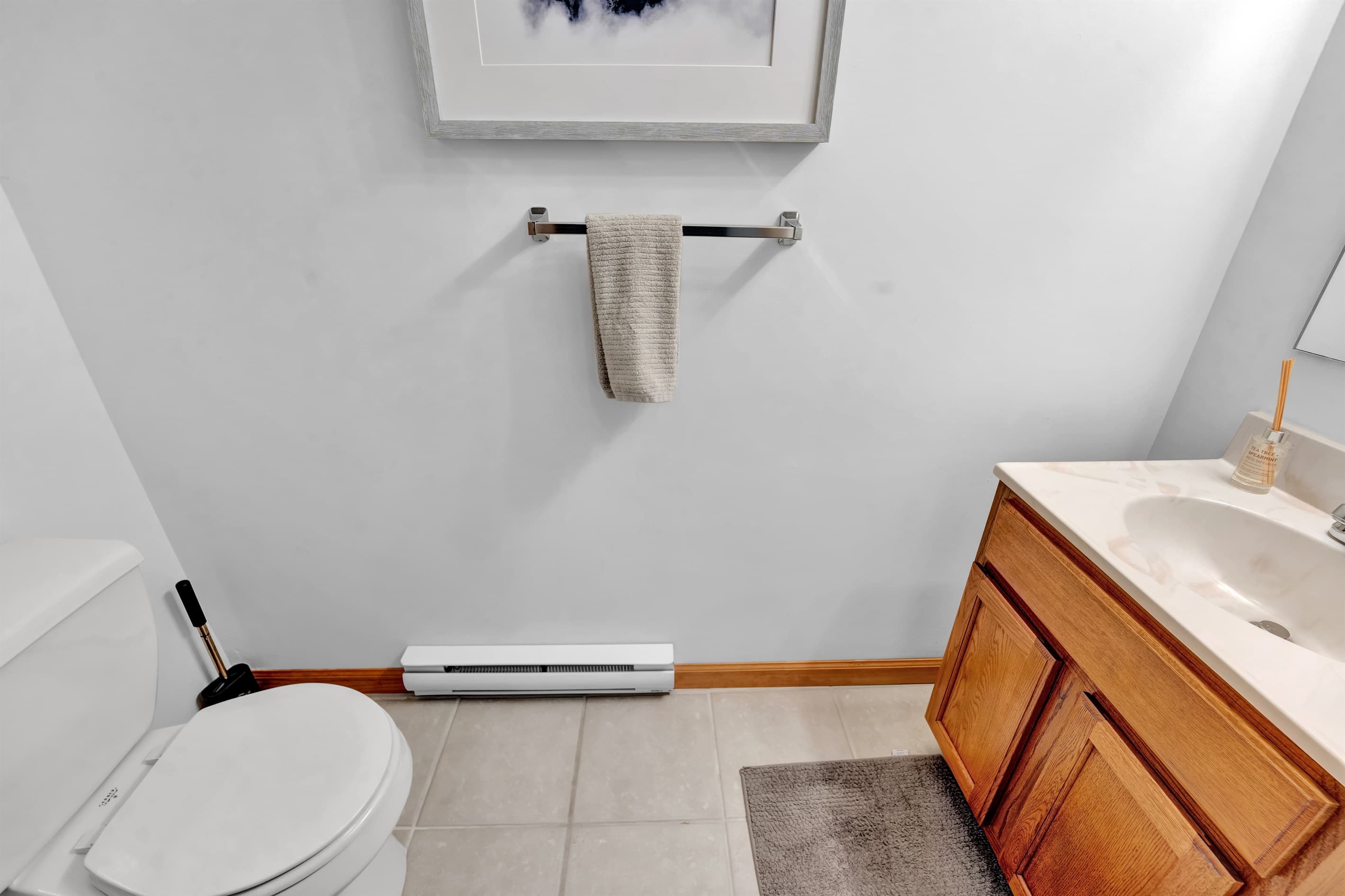 Half Bathroom on lower level