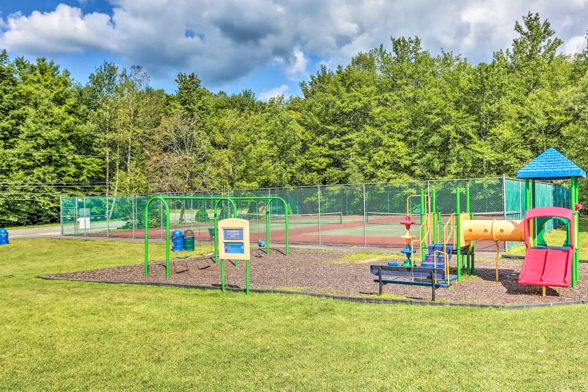 Playground at Minisink pool | Community amenity | Arrowhead Lake
