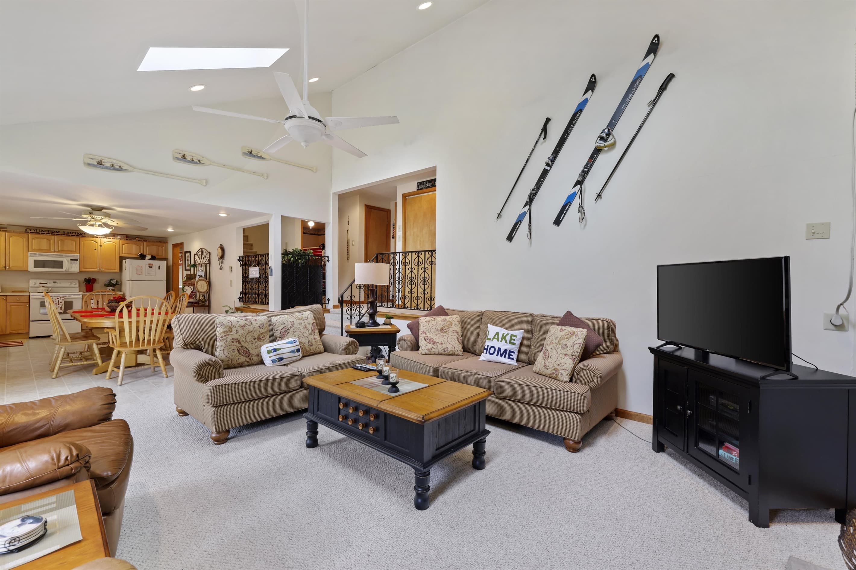 Living room with comfy seating