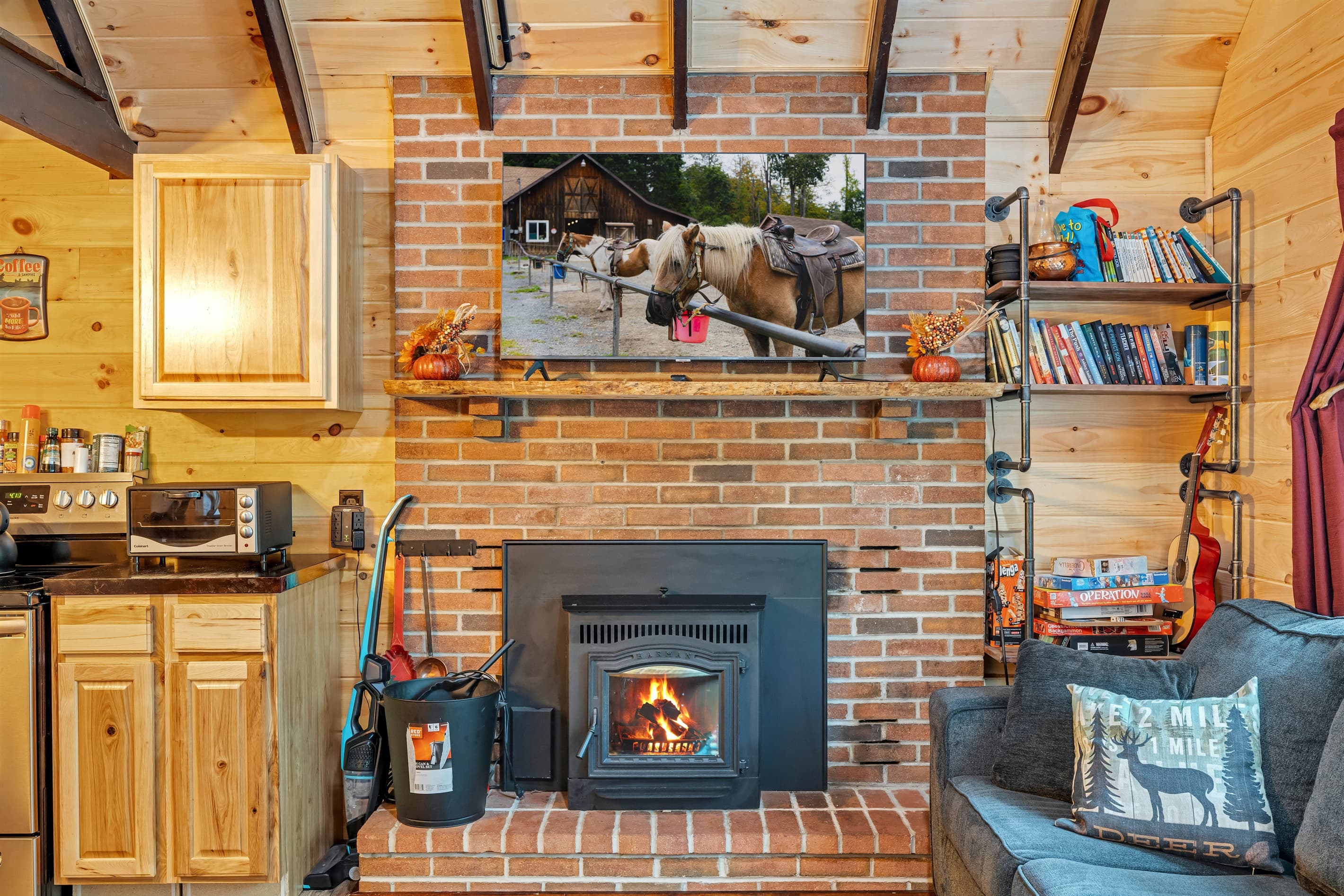 Pellet fireplace