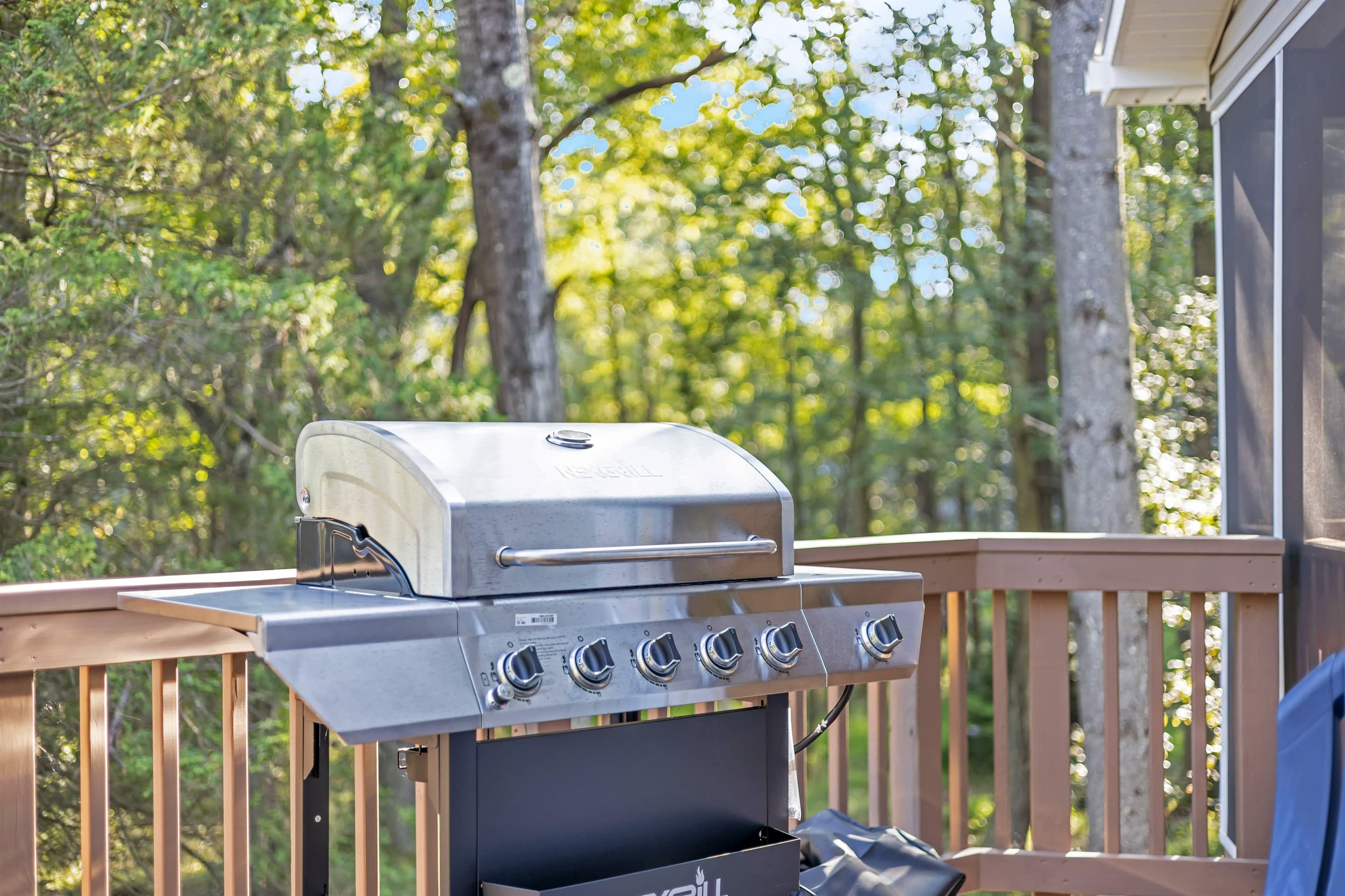 BBQ grill on deck (propane)