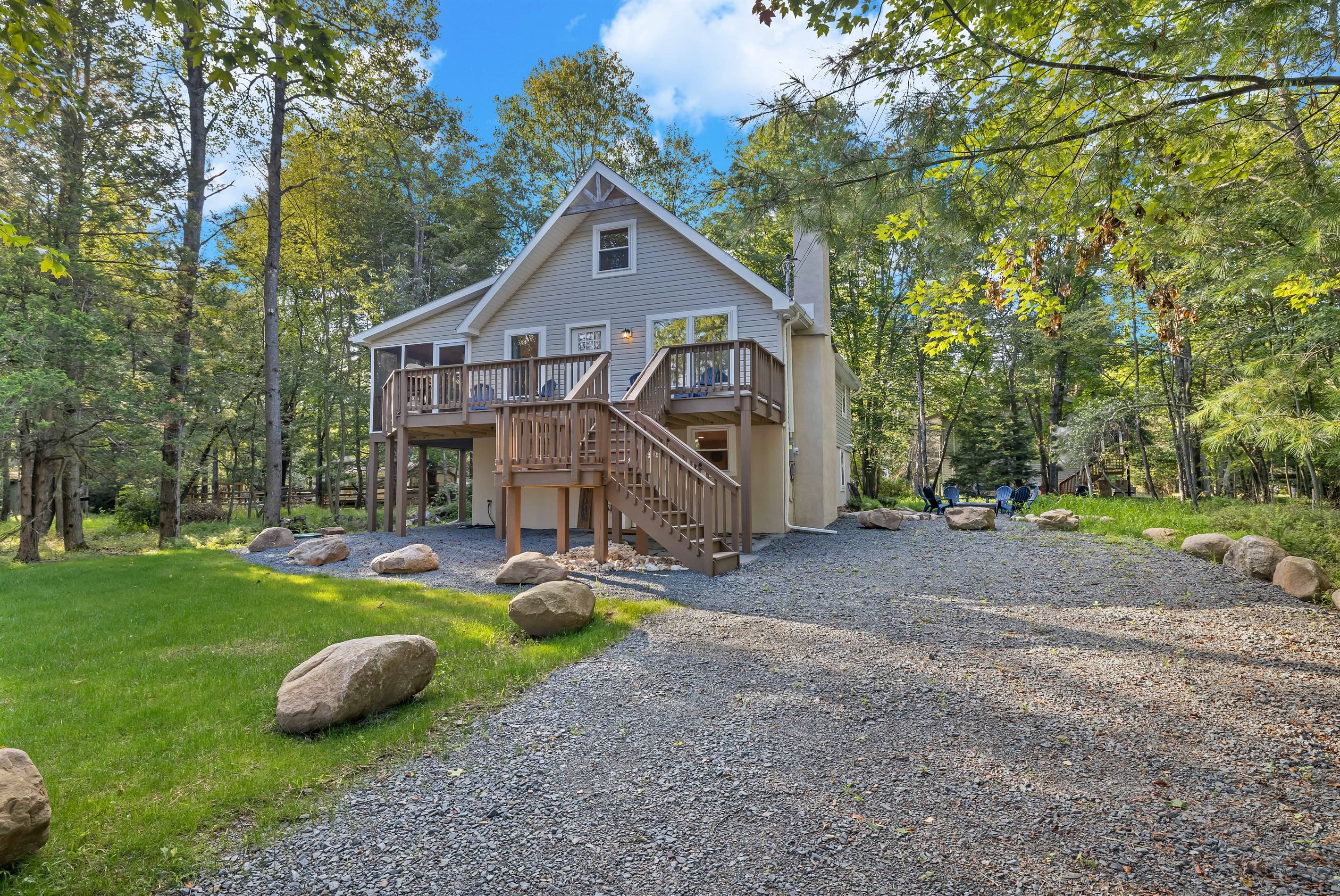 View of the home from driveway