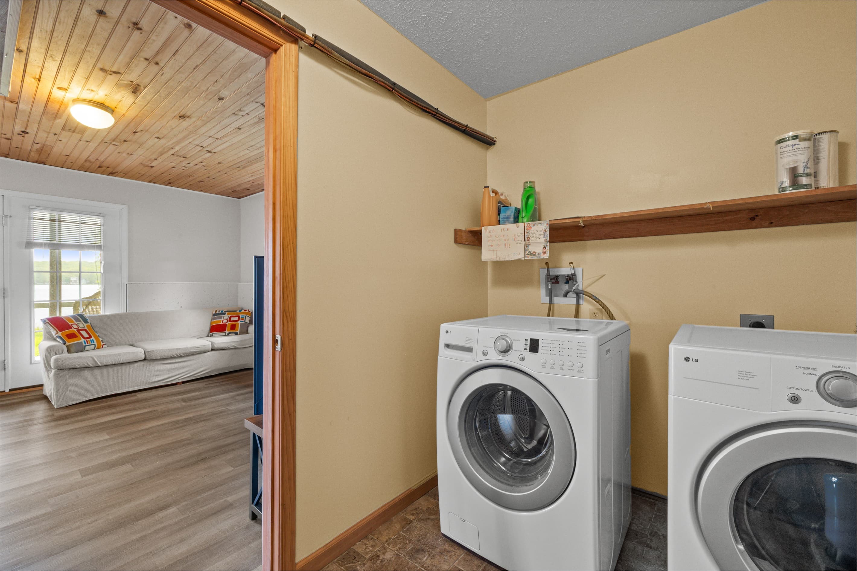 Laundry with washer and dryer
