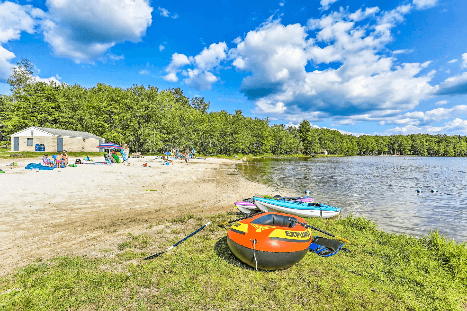 Community amenity - sandy beach - Arrowhead Lake