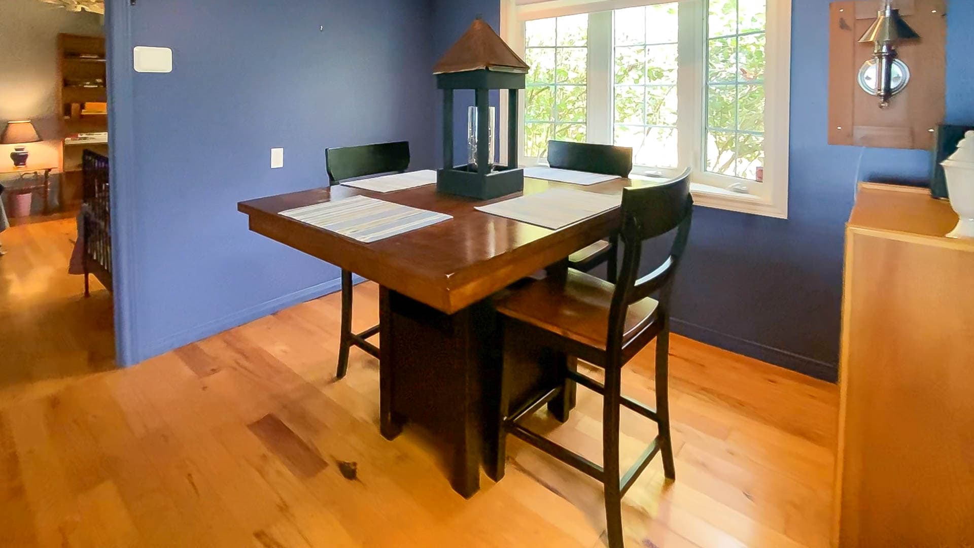 Pub Dining Table seats 4 - 2 more seats at counter