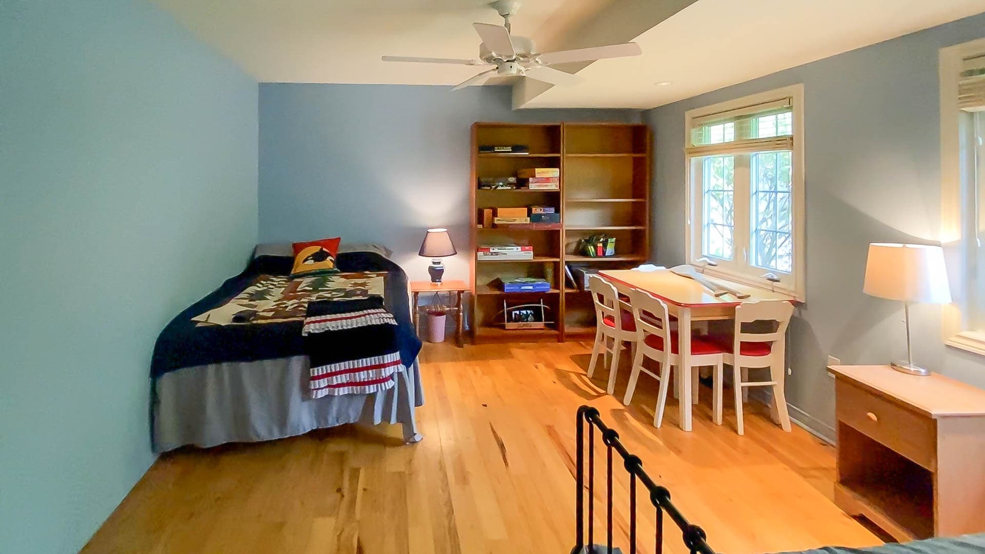 with room for kids to spread out