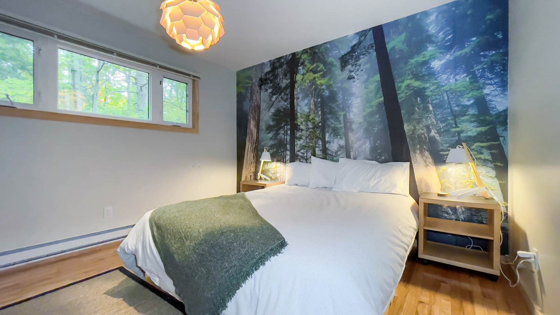 Lower BR2 King bed