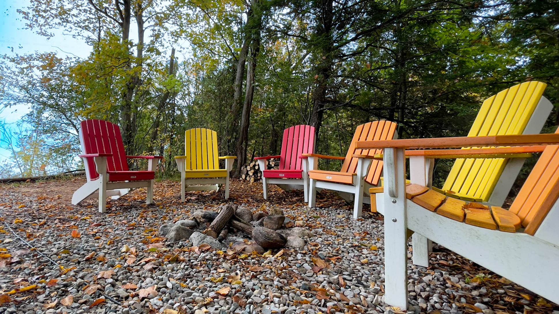 Tell ghost stories and watch beatiful sunsets here or on the beach