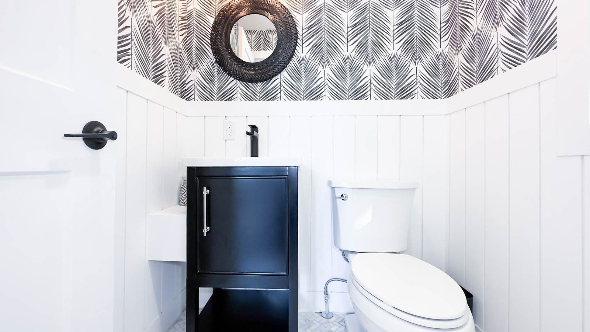 2 piece powder room off the living room