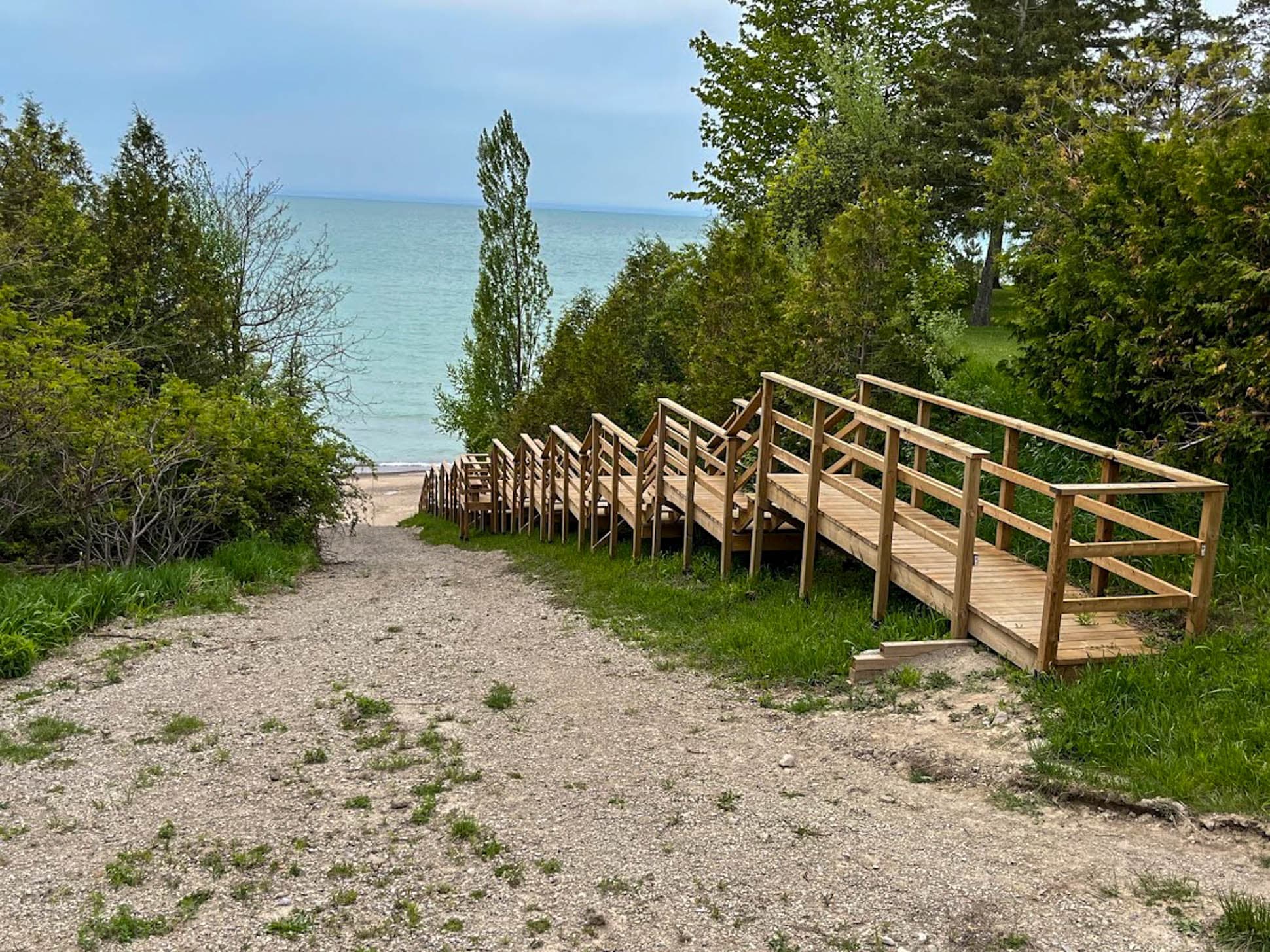 Newly added stairs - 2025