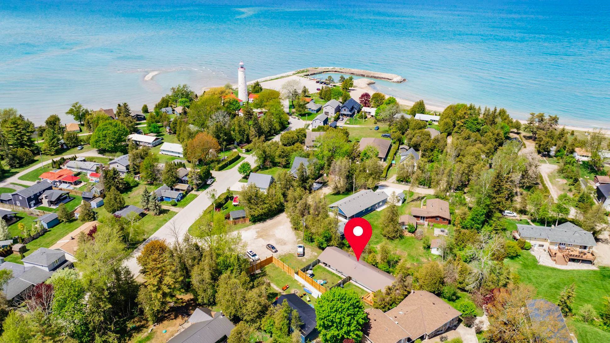 Just a short walk to Lake Huron