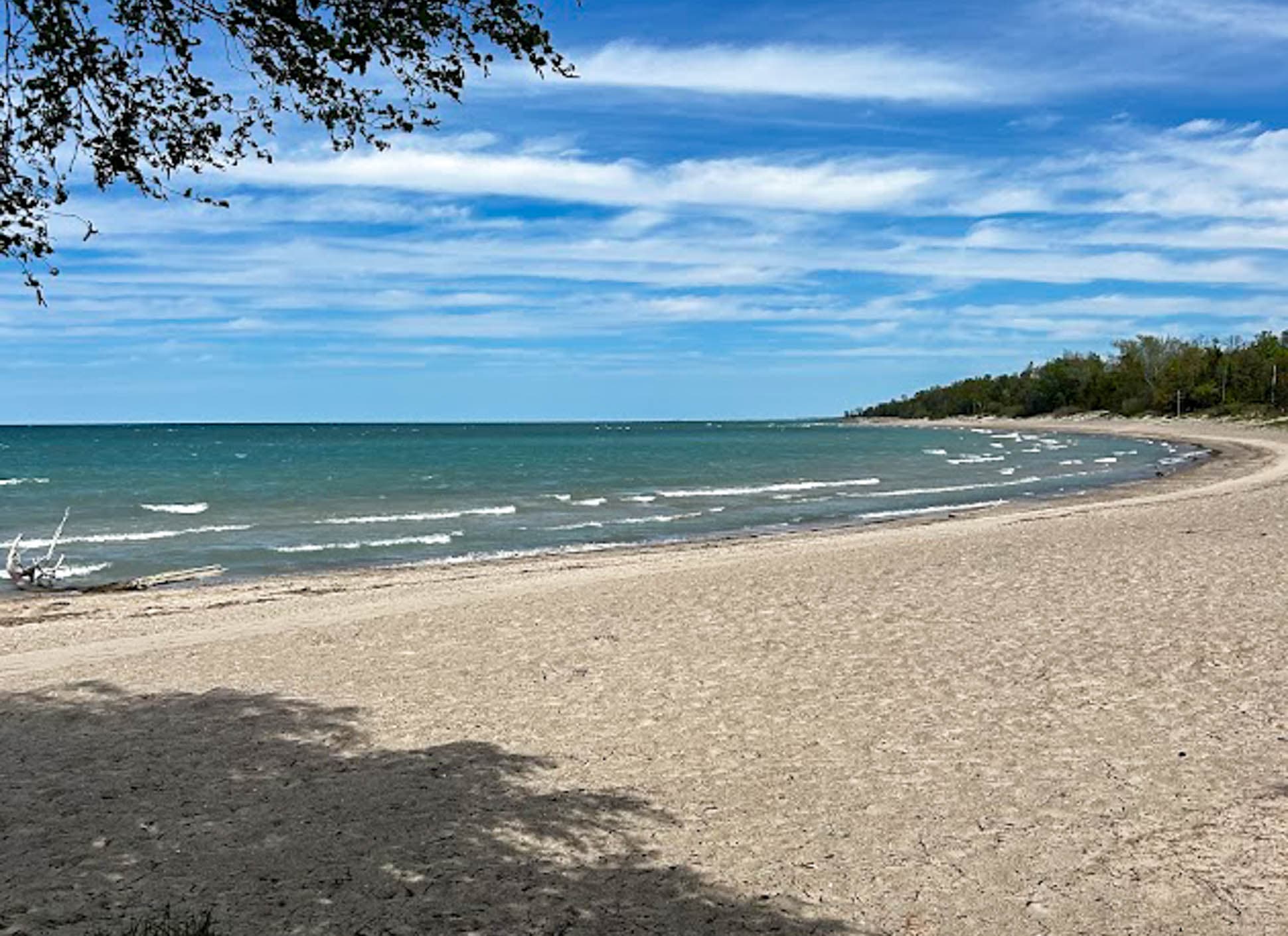 Lots of sandy beach!