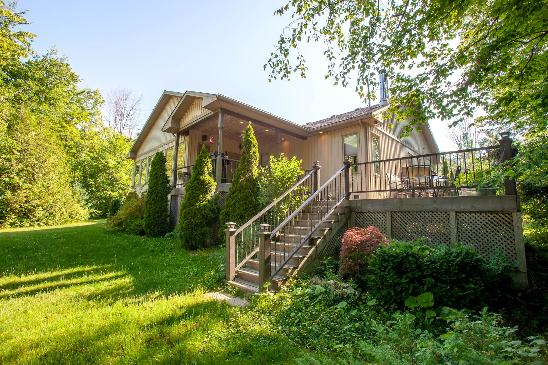 Our yard offers space to play, relax, and soak in the beauty of nature