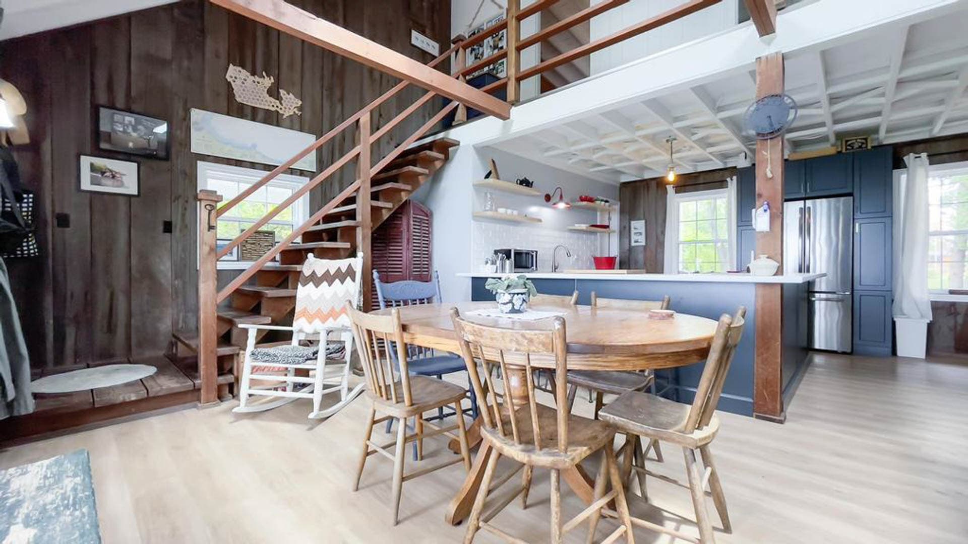Stairs to bedrooms