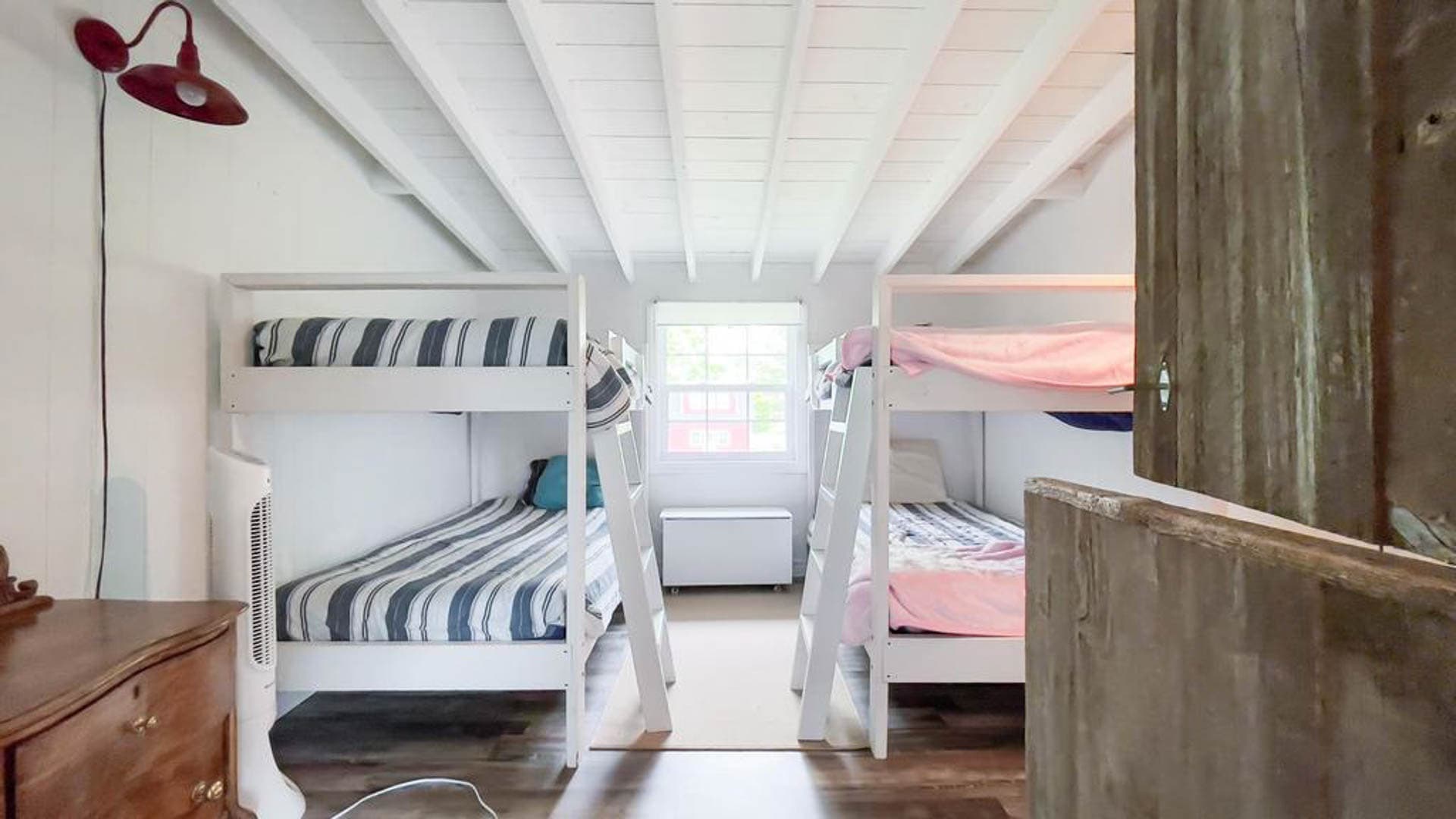 BR2 4 Double bunkbeds. Oh the laughter these walls have shared!