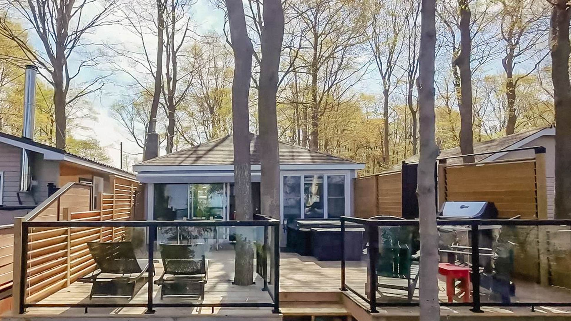 Large back deck