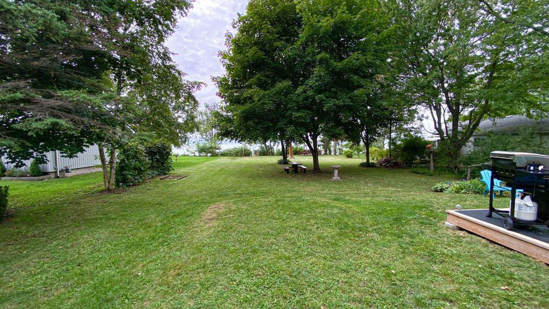 Huge back yard!