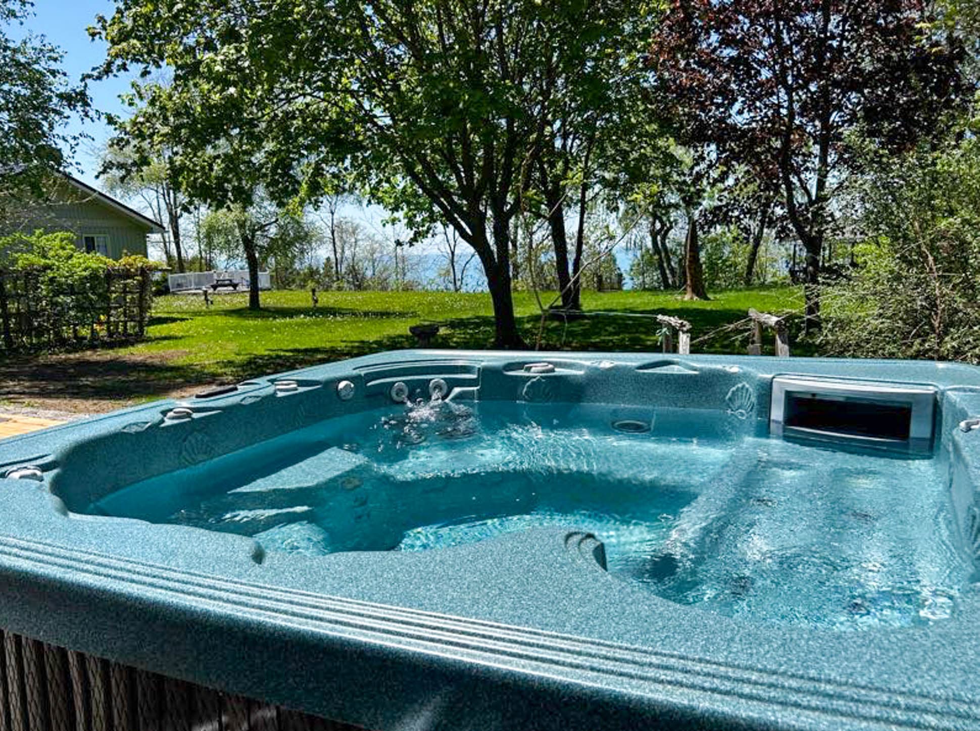 Newly Added hot tub!