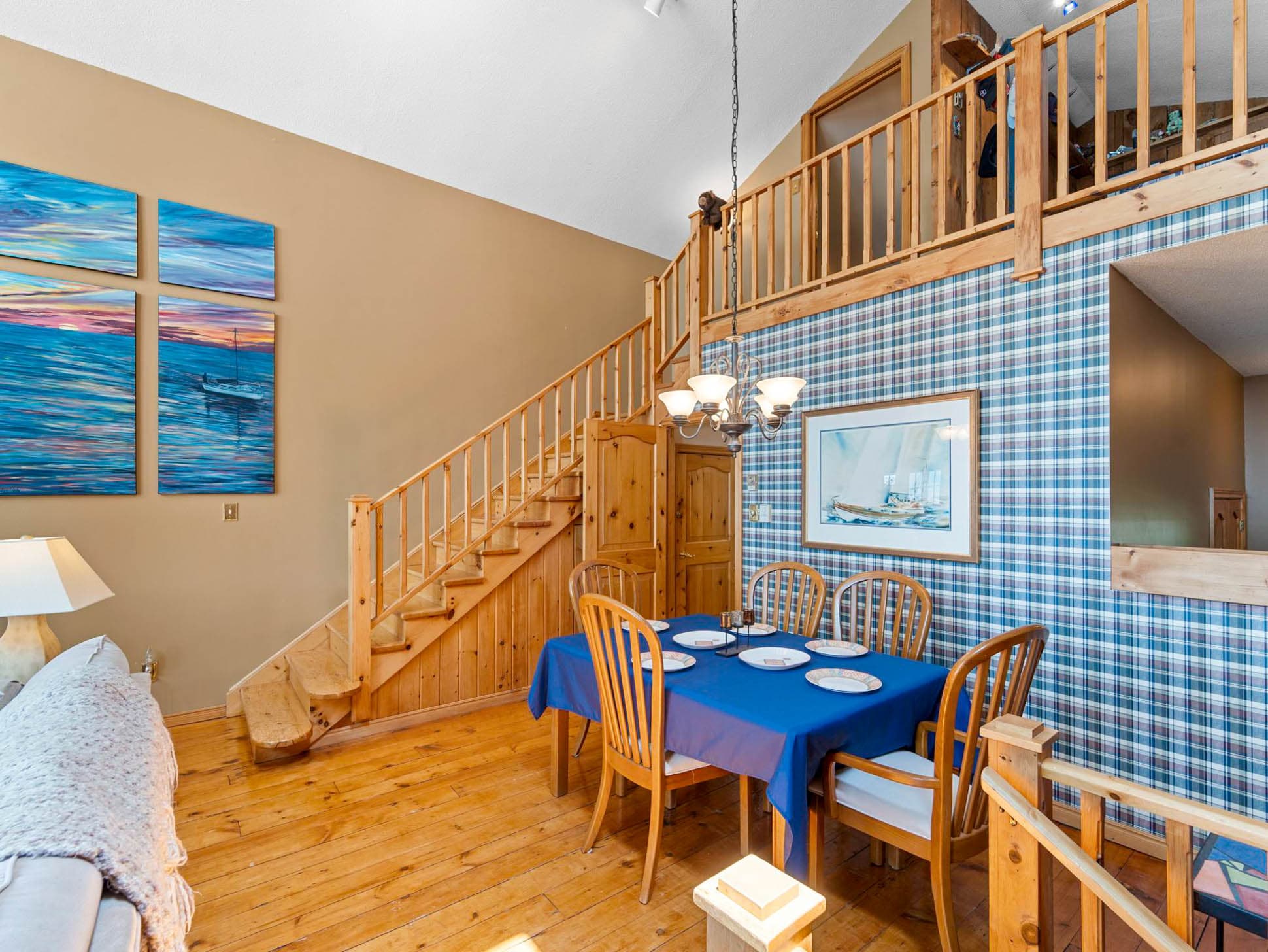Gather, dine, and make memories at this charming table.
